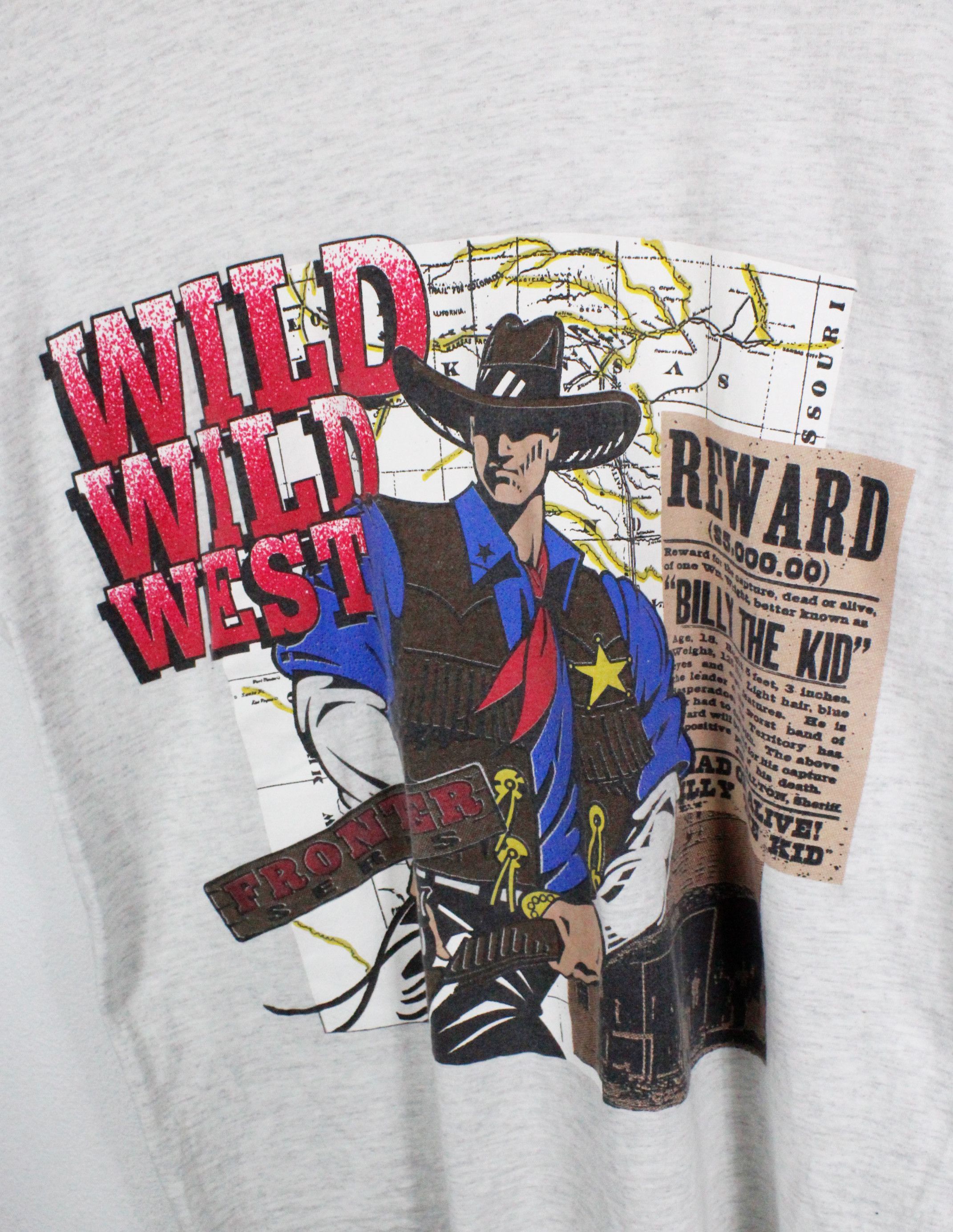 Cowboy Equipment Vintage Frontier Series Wild Wild West Graphic Print Tee Size US L / EU 52-54 / 3 - 2 Thumbnail