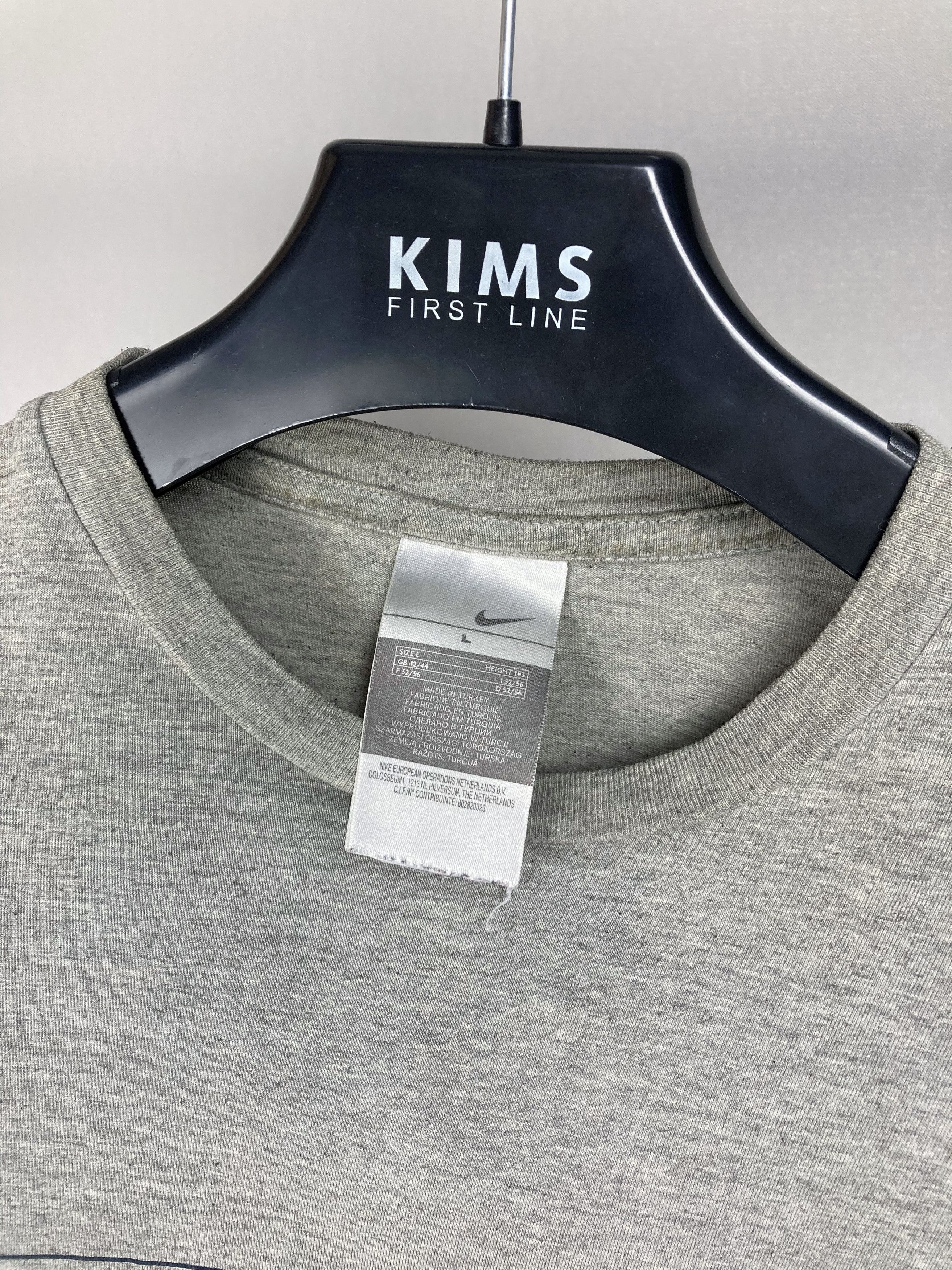 Nike Nike #03 Y2K Silver Tab Gray Crewneck Vintage T Shirt Size US L / EU 52-54 / 3 - 5 Thumbnail