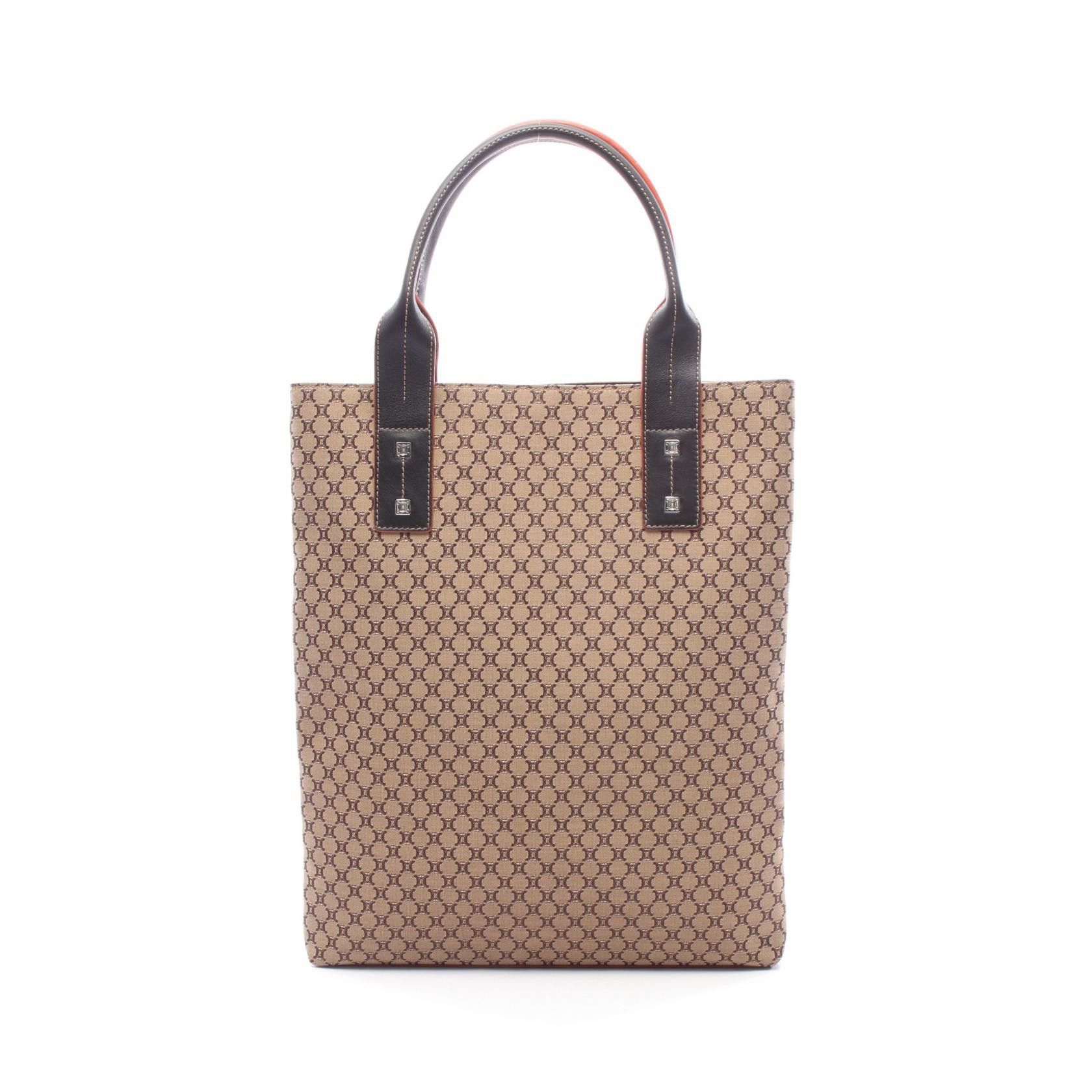 Celine Celine CELINE Macadam Leather Nylon Canvas Tote Bag Textile Tote Bag DUTY FREE for USA Size ONE SIZE - 1 Thumbnail