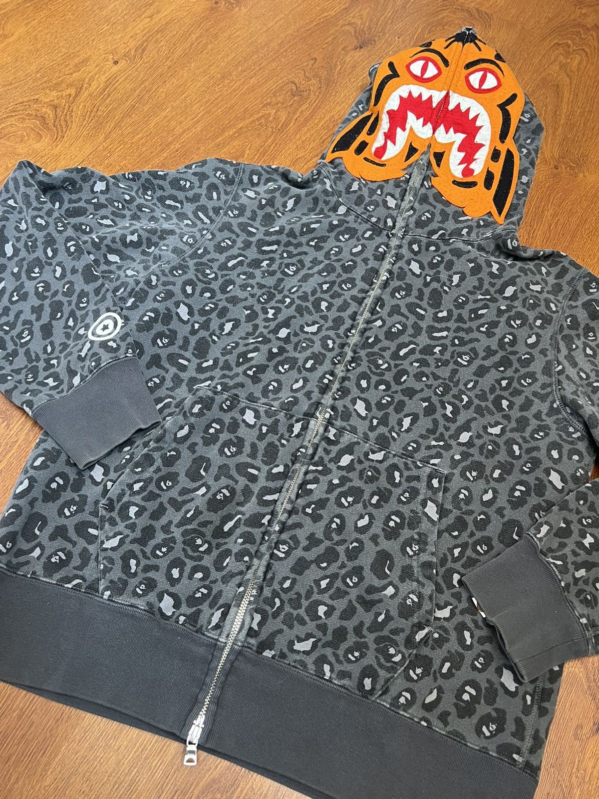 Bape Leopard Camo Tiger Full Zip Hoodie Size US M / EU 48-50 / 2 - 4 Thumbnail