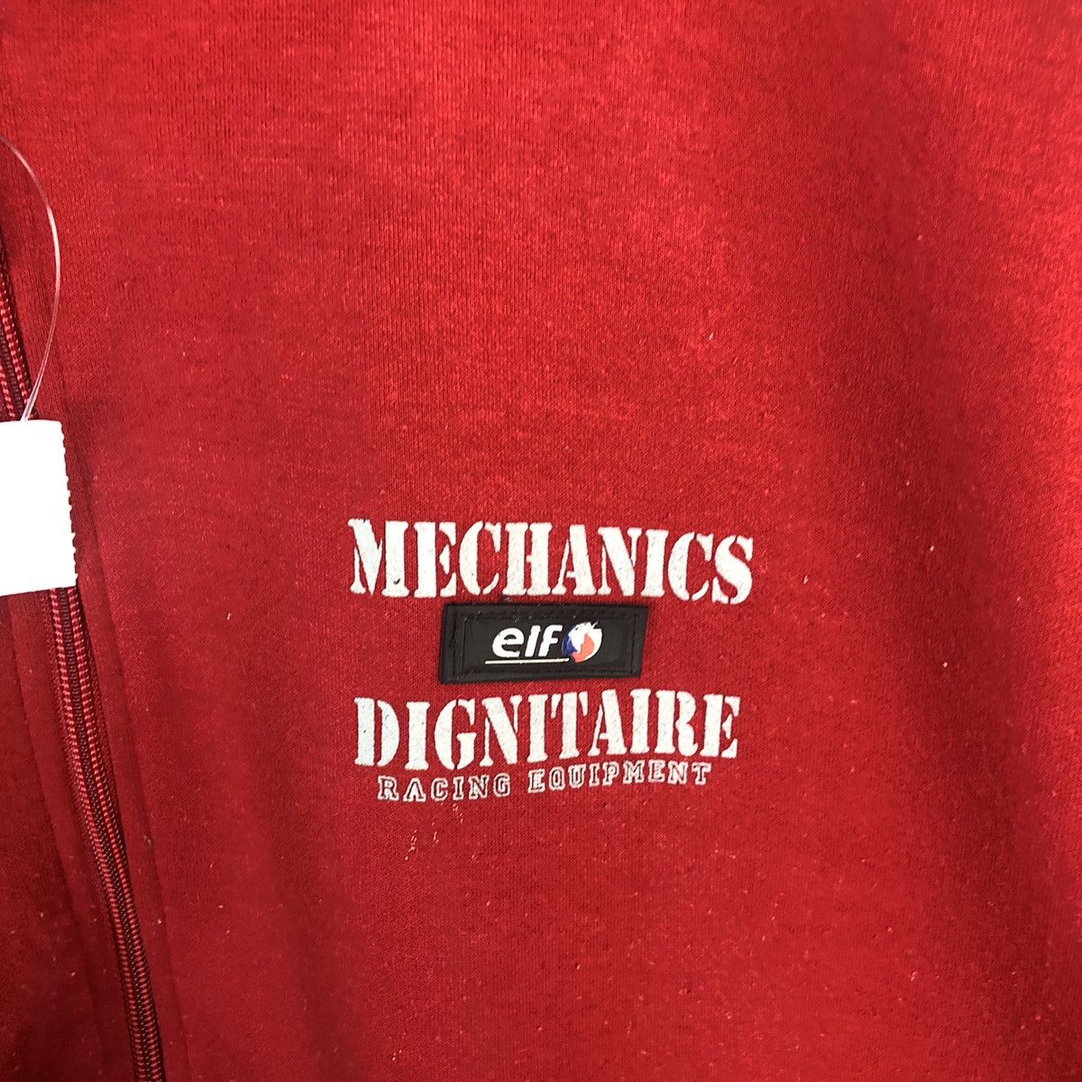 Japanese Brand ELF Red mechanic racing vintage sweatshirt Hoodie #A167 Size US M / EU 48-50 / 2 - 9 Thumbnail