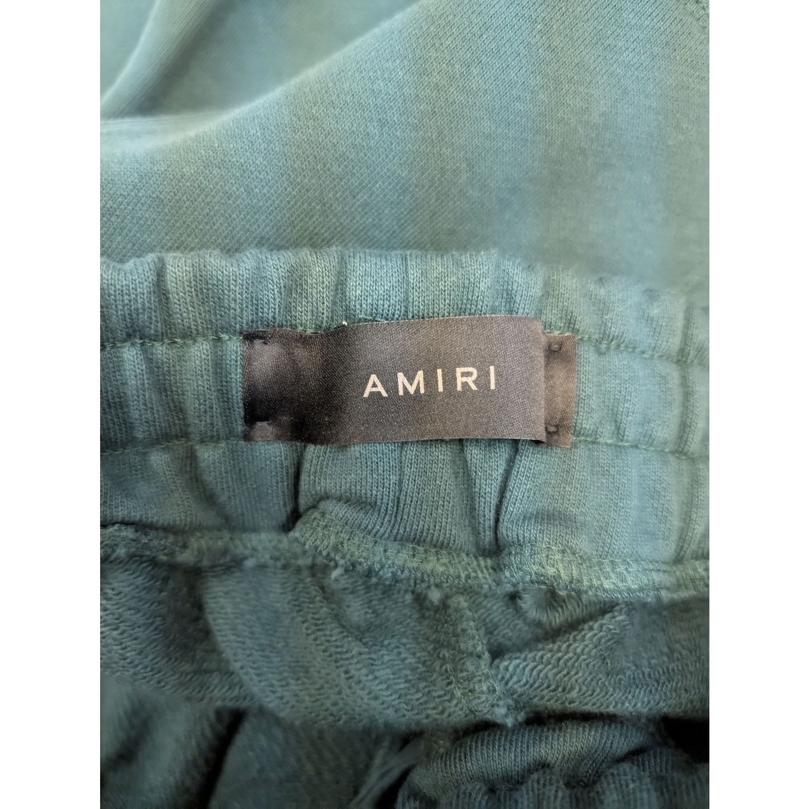 Amiri o1rshd1 Q:2 / Amiri Staggered Sweatpants in Rain Forest Size US 36 / EU 52 - 19 Thumbnail