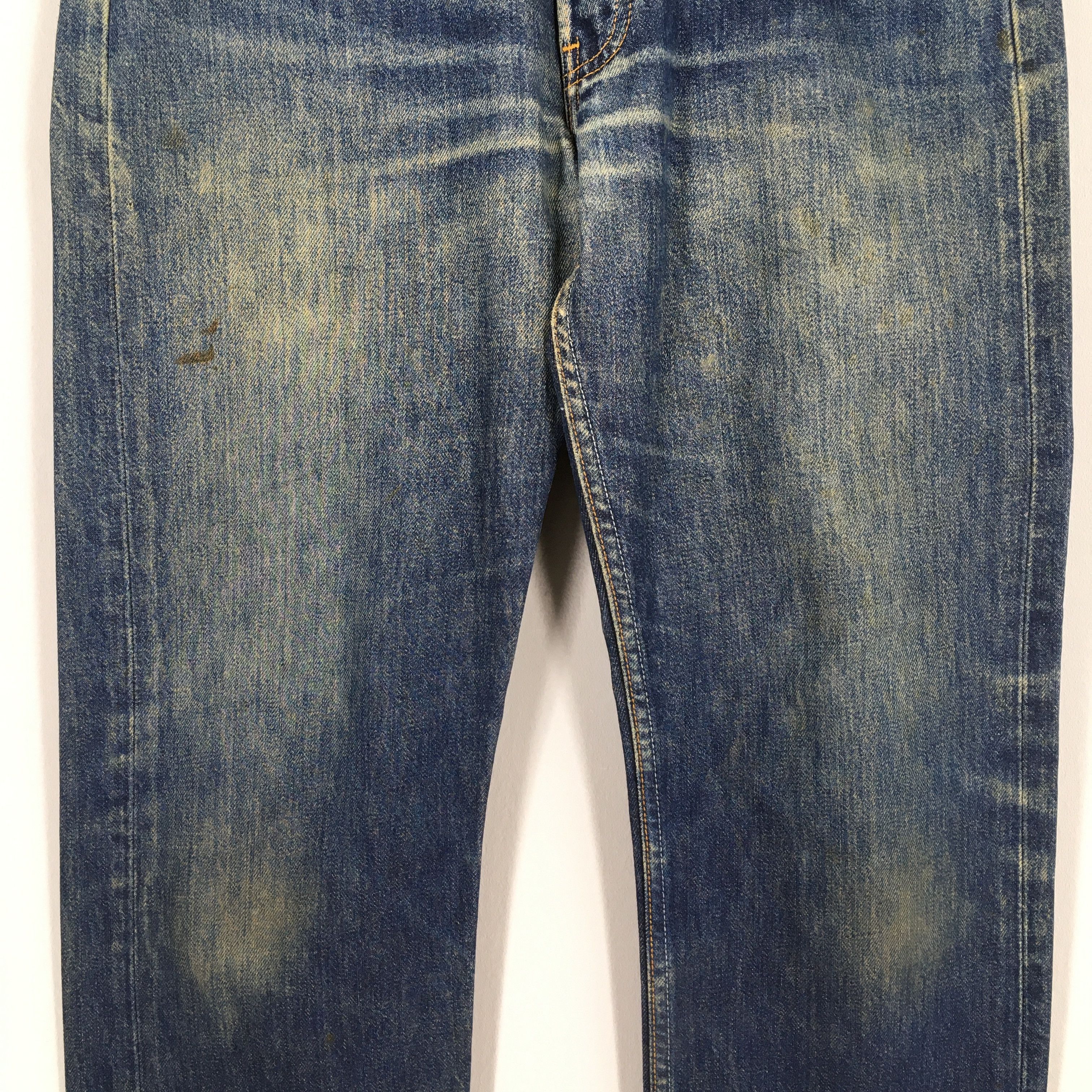 Levi's Size 31x29 Vintage 90s Levi's 501 Faded Blue Jeans S1072 Size US 31 - 3 Thumbnail