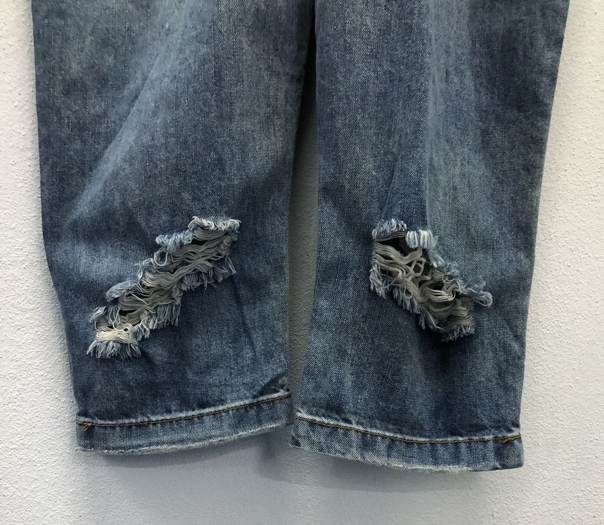 Japanese Brand Vintage Classic New Jeans Overalls Size 36" / US 14 / IT 50 - 11 Thumbnail