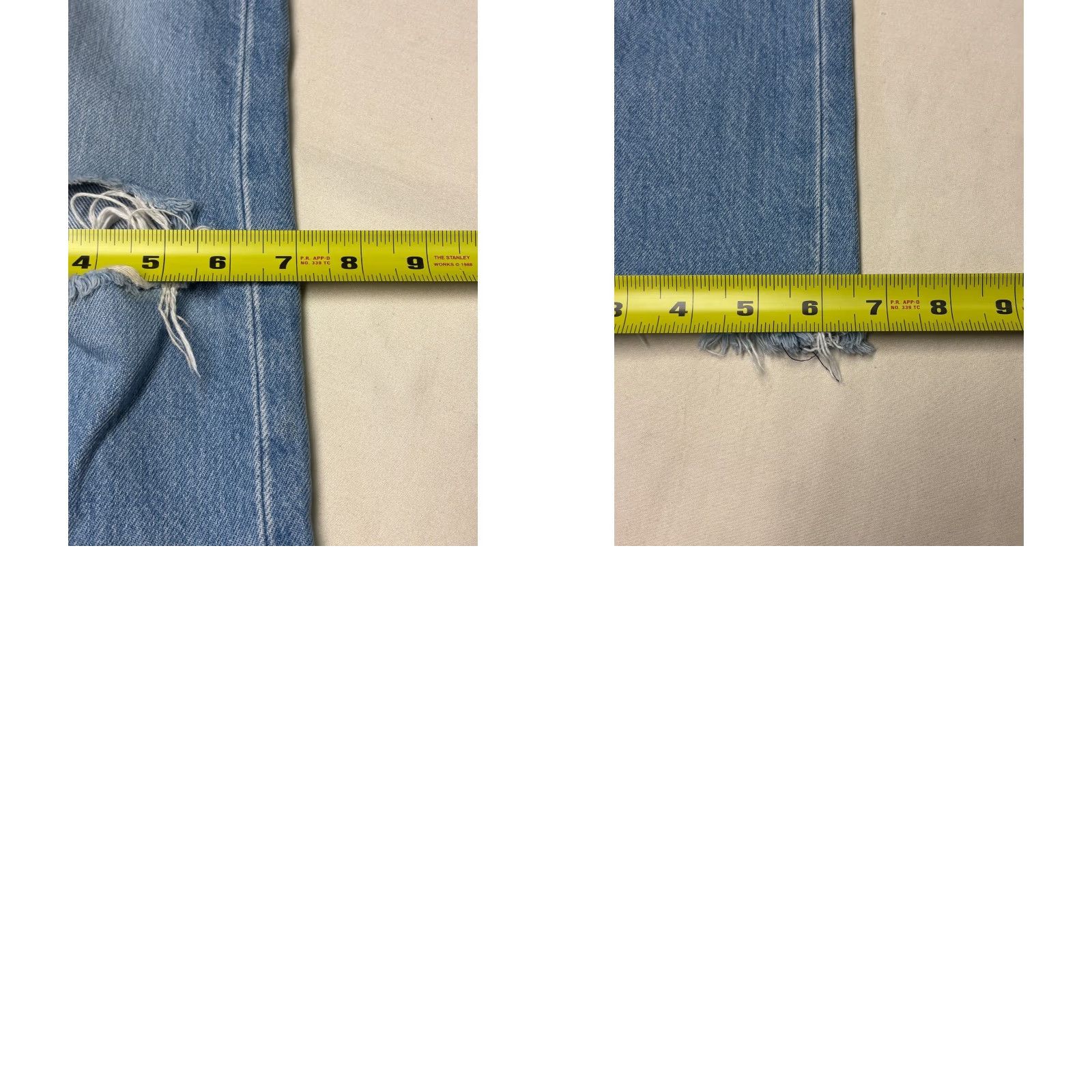 Levi's Levi's Premium Wedgie Straight Jeans Light Wash 24" W24 L24 100% Cotton Distressed Women High Rise with Pockets Vintage N/A Size 42" / US 20 - 10 Thumbnail