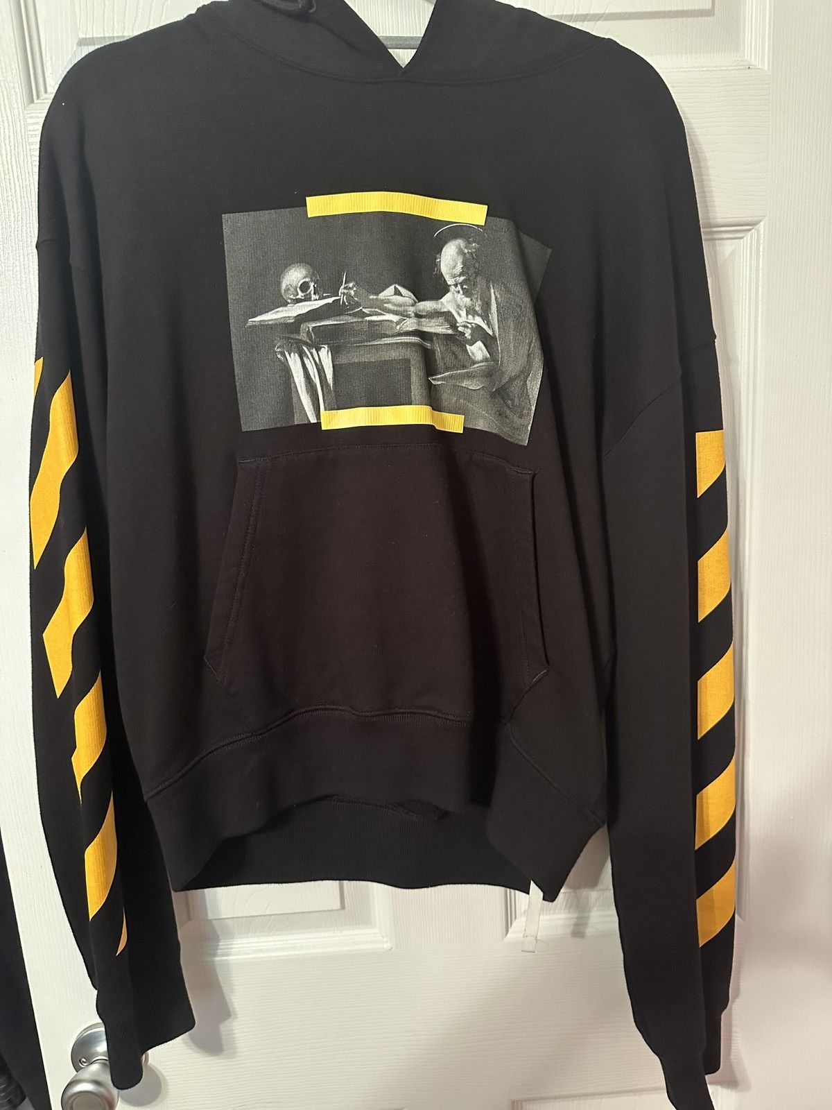 image of Off White Hoodie in Black, Men's (Size Small)