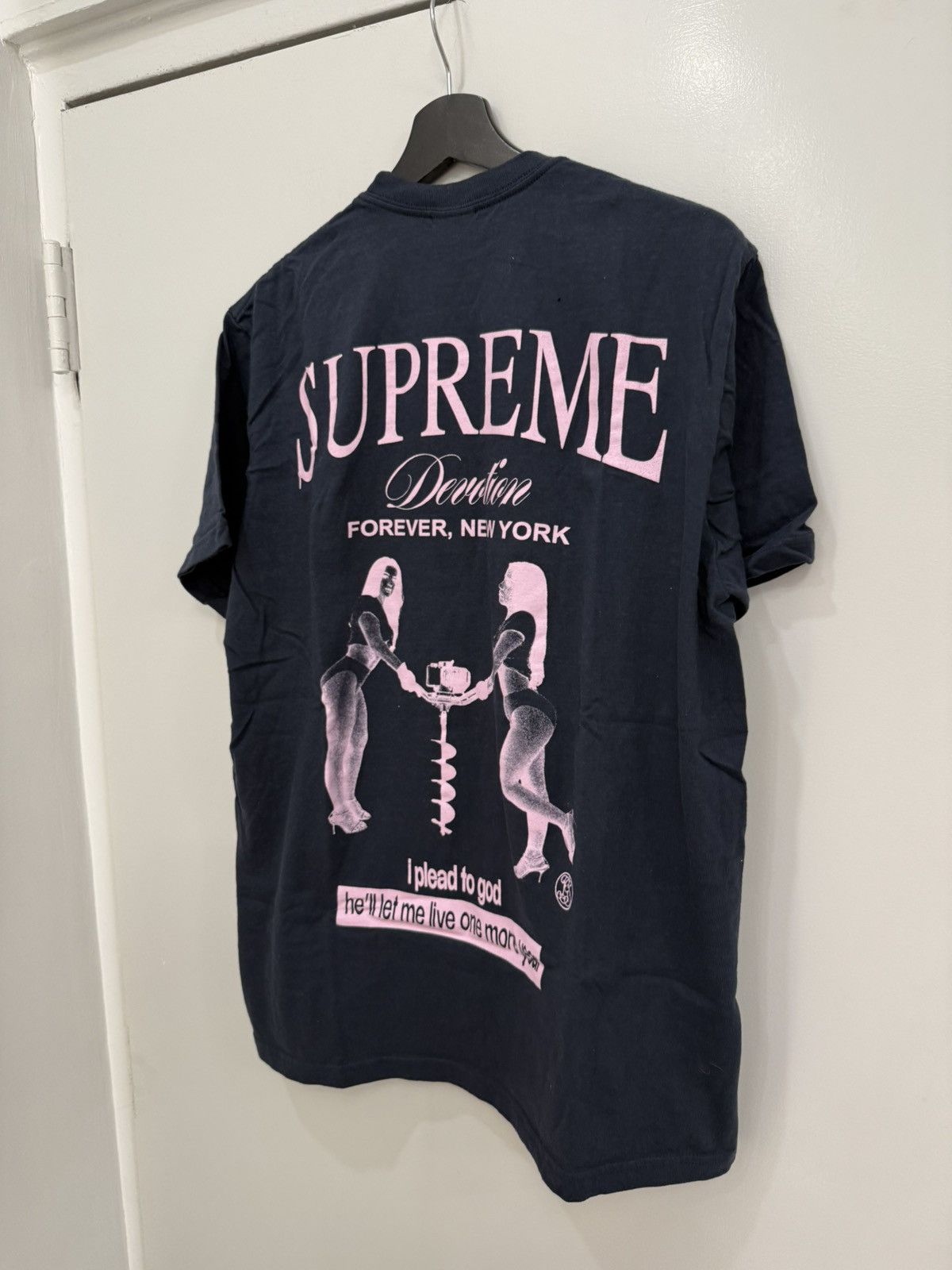 Supreme Supreme Navy Fantasy Shirt Size US M / EU 48-50 / 2 - 6 Thumbnail