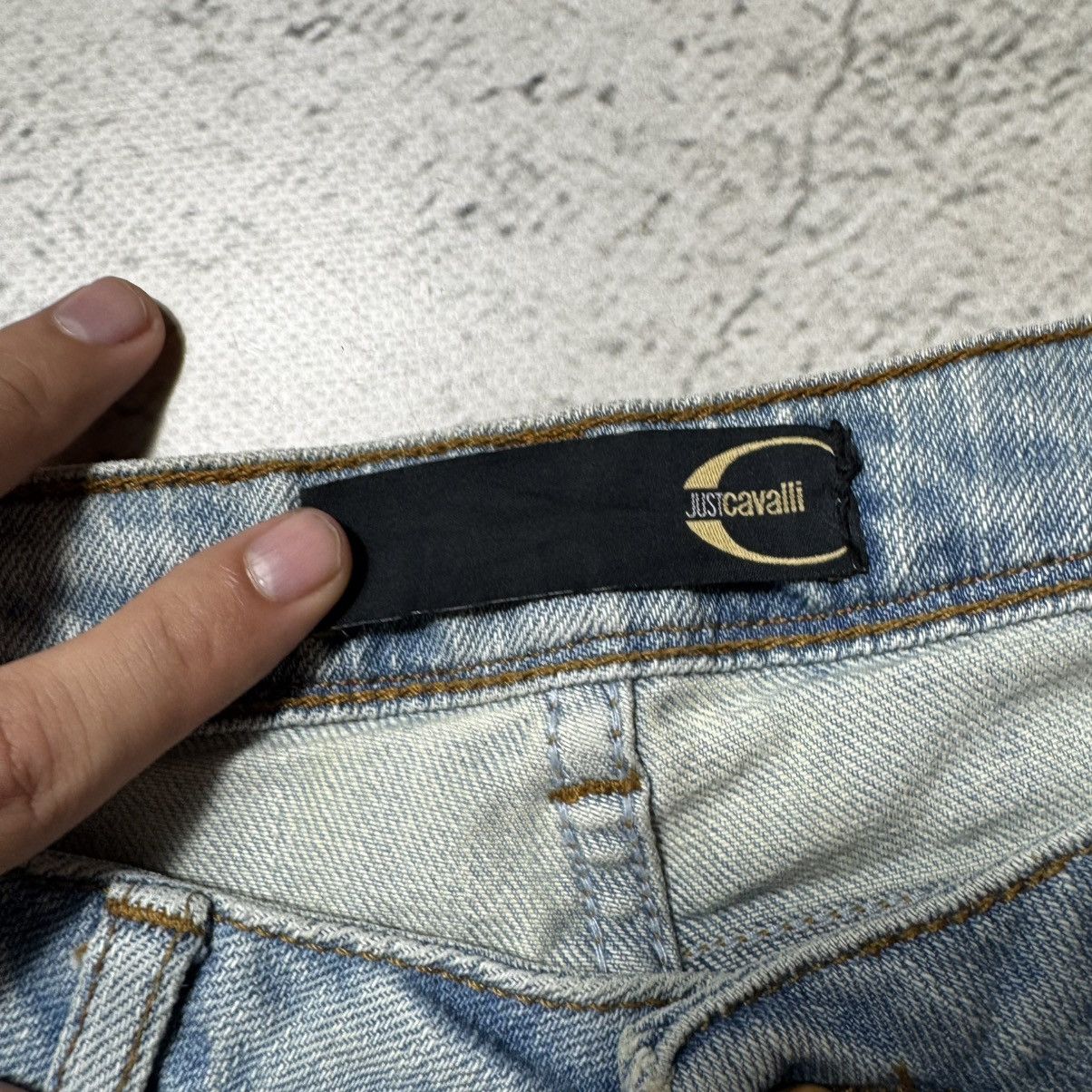 Roberto Cavalli vintage just cavalli flared light blue jeans roberto cavalli Size 27" / US 4 / IT 40 - 11 Thumbnail