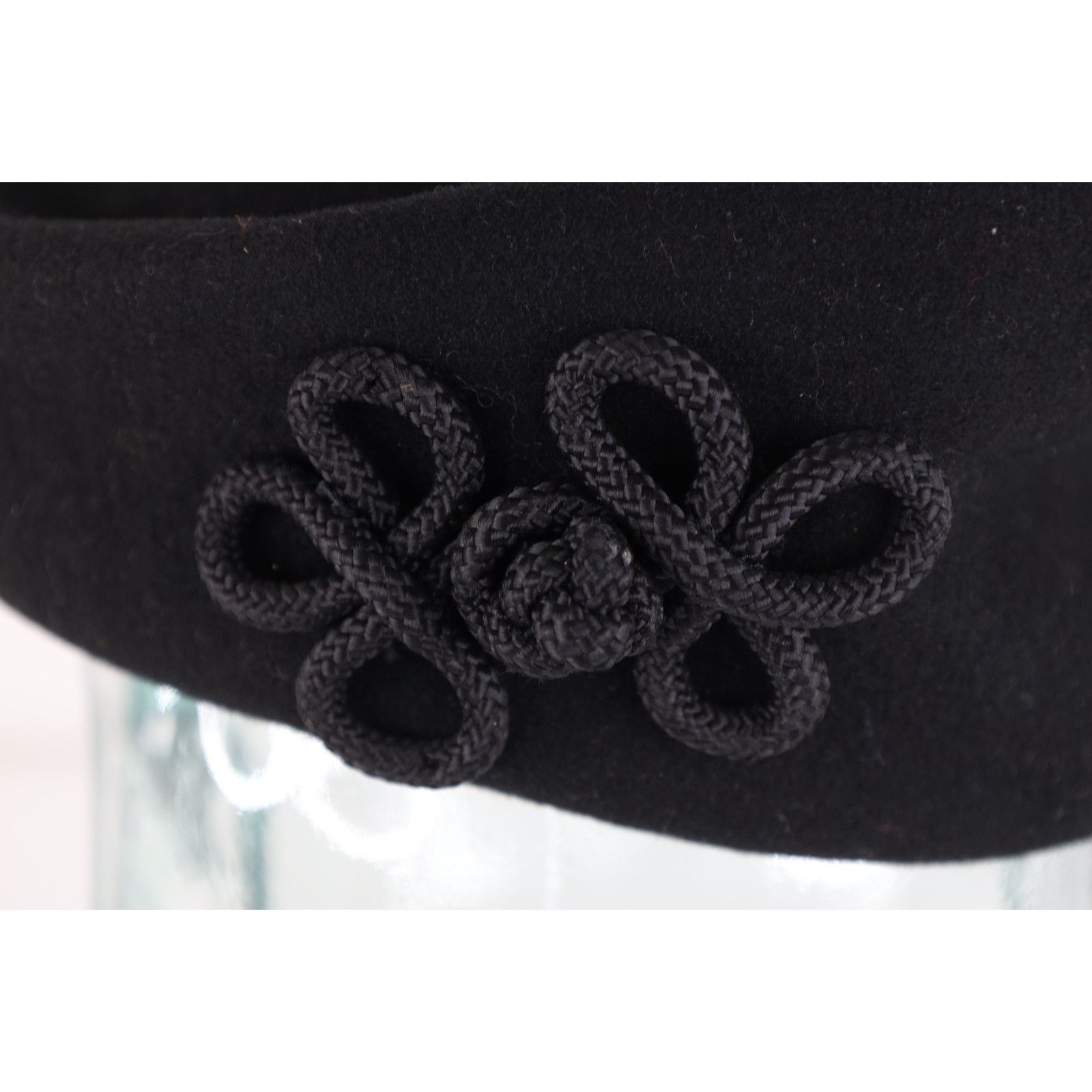 Vintage Vintage 80s 90s Streetwear Roped Flower Felt Wool Beret Hat Size ONE SIZE - 2 Thumbnail