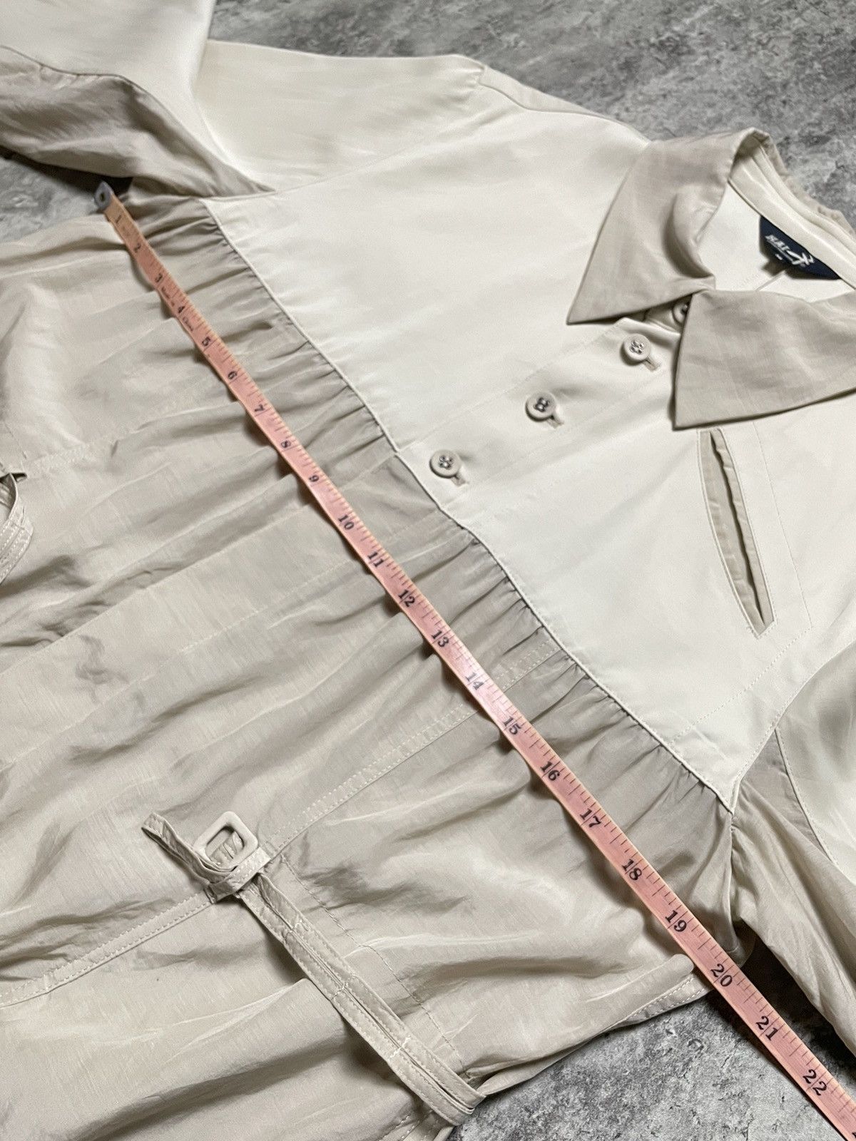 Hai Sporting Gear × Issey Miyake × Japanese Brand Hai Sporting Gear Button Up With Laces Size M / US 6-8 / IT 42-44 - 9 Thumbnail