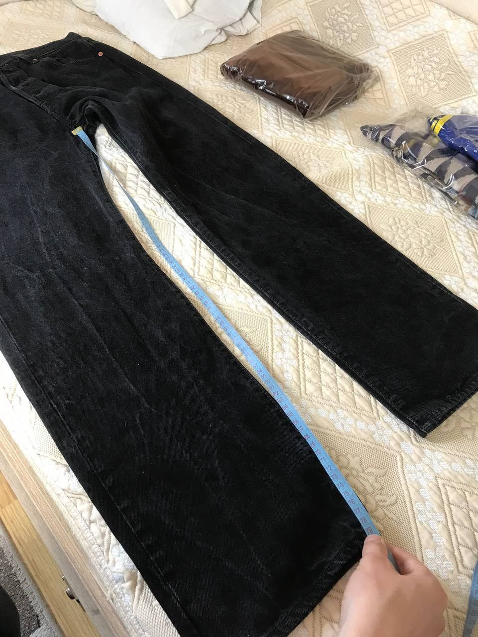 Levi's × Levi's Vintage Clothing × Vintage 🔥 Levis 501 Vintage Denim Jeans Faded Y2K Pants Black Jeans Size US 34 / EU 50 - 14 Thumbnail