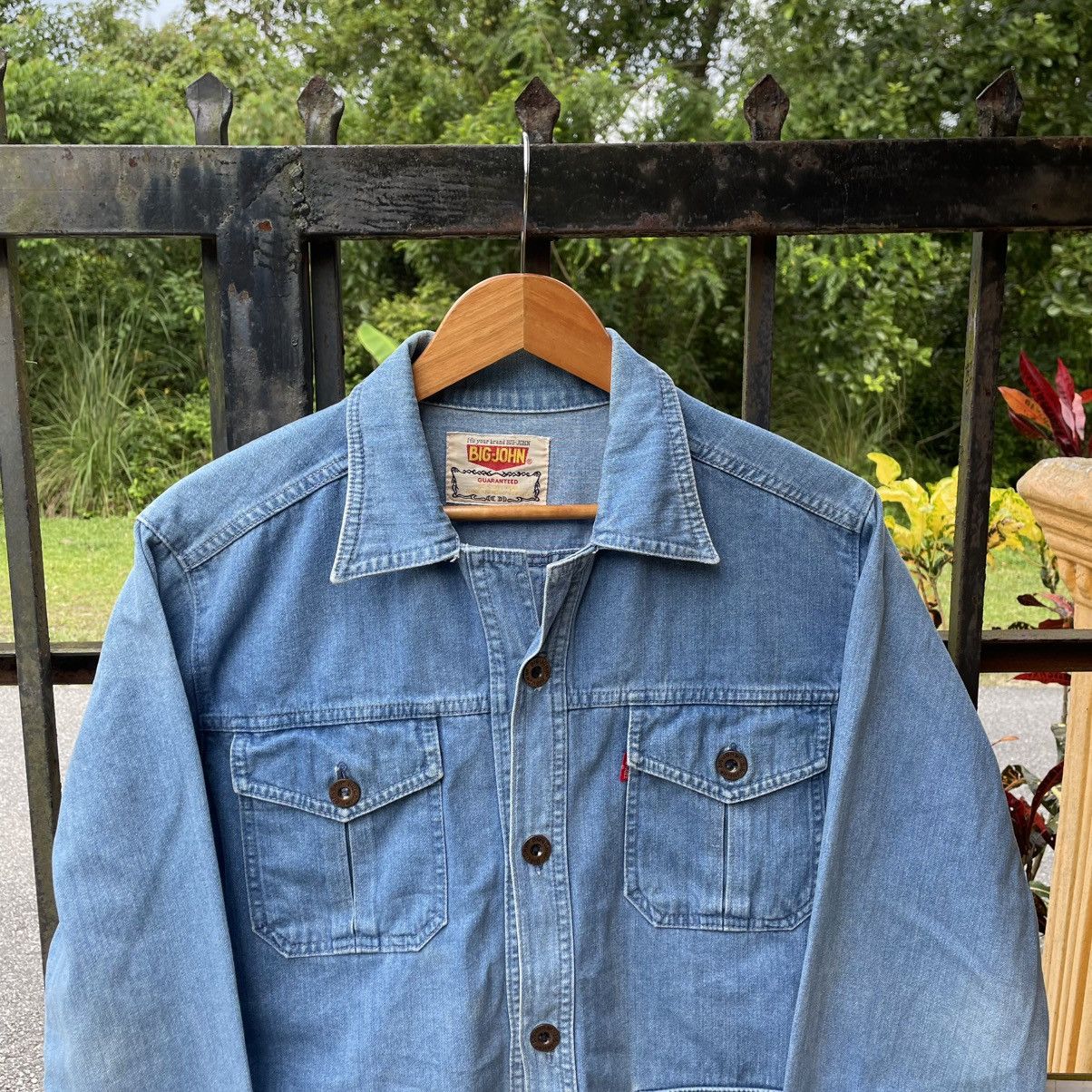 Big John 🔥Vintage Big John Stoned Washed 4 Pocket Chore Denim Jacket Size US S / EU 44-46 / 1 - 4 Thumbnail