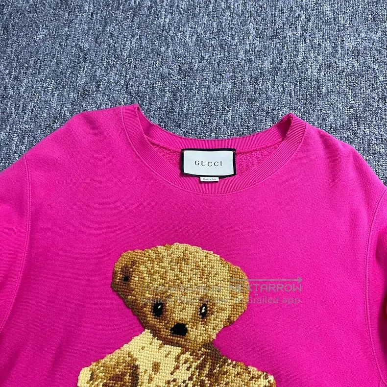 Gucci Gucci Little Bear makes old sweatshirts Size S / US 4 / IT 40 - 2 Thumbnail