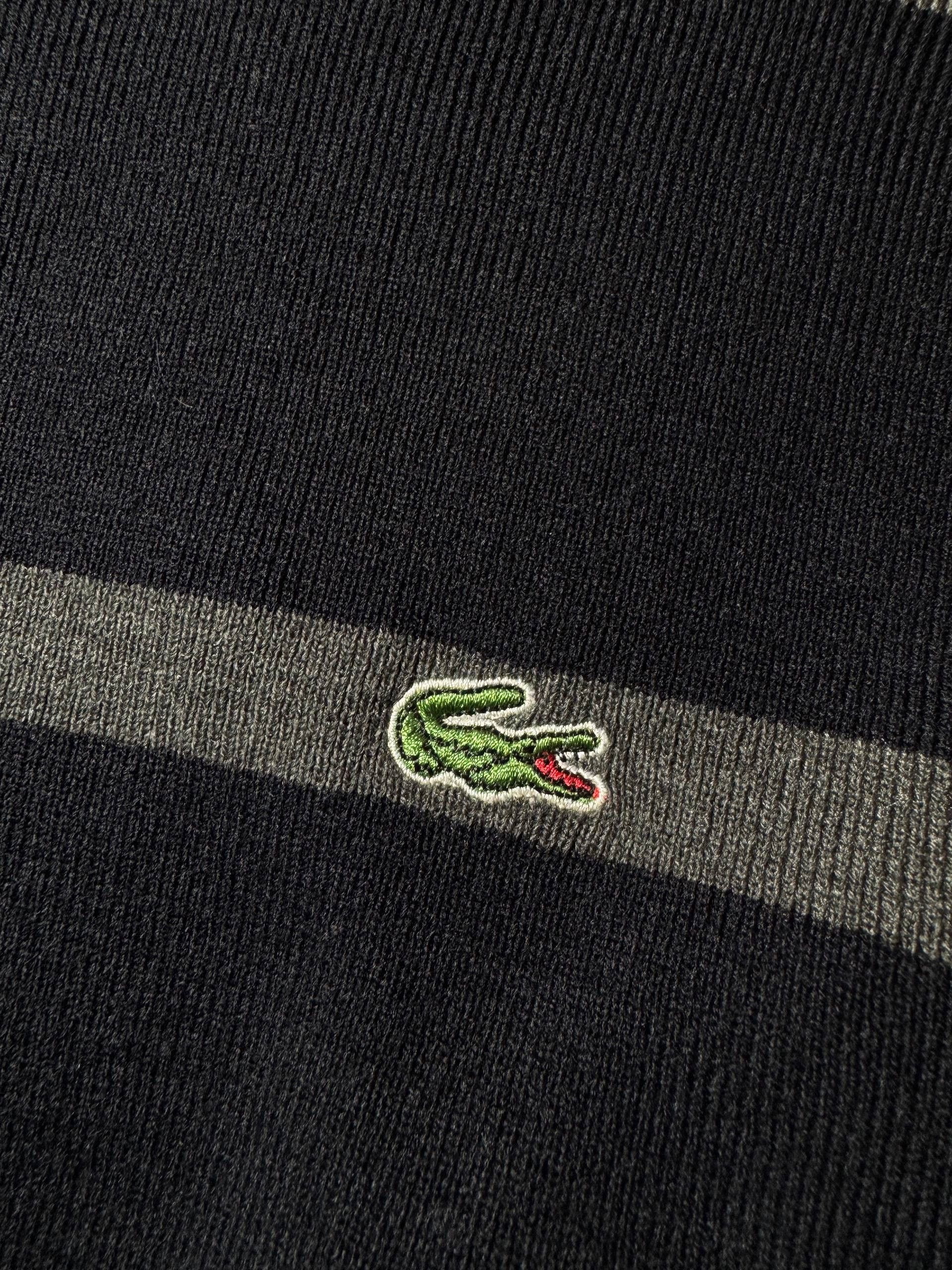 Lacoste Vintage Lacoste Black/Gray Cotton Sweatshirt Streetwear y2k Size US M / EU 48-50 / 2 - 4 Thumbnail