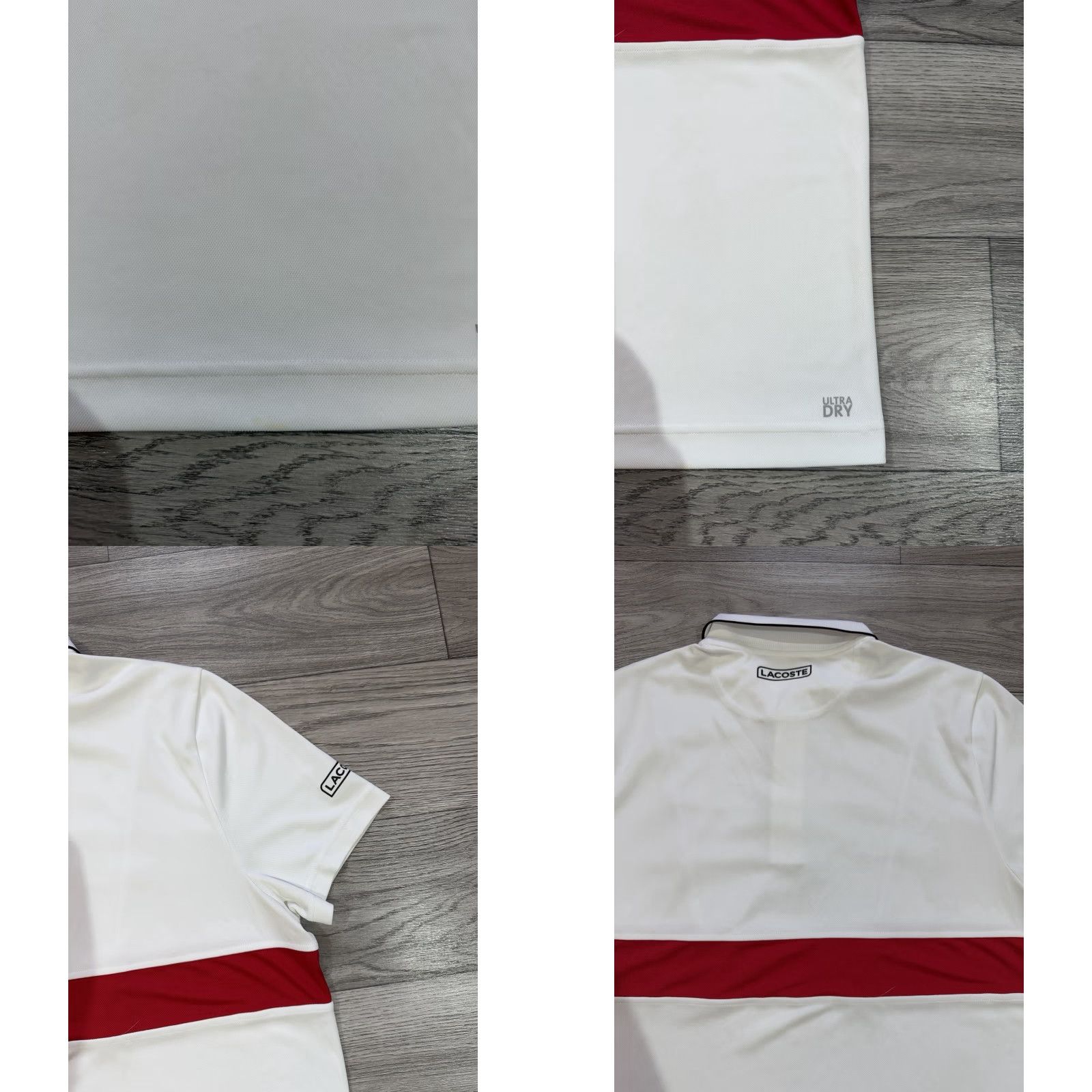 Lacoste Lacoste Sport Polo Shirt Short Sleeve White 2XL XXL Novak Djokovic Mens Polo Shirt Tennis Sports Shirt Size US XXL / EU 58 / 5 - 10 Thumbnail