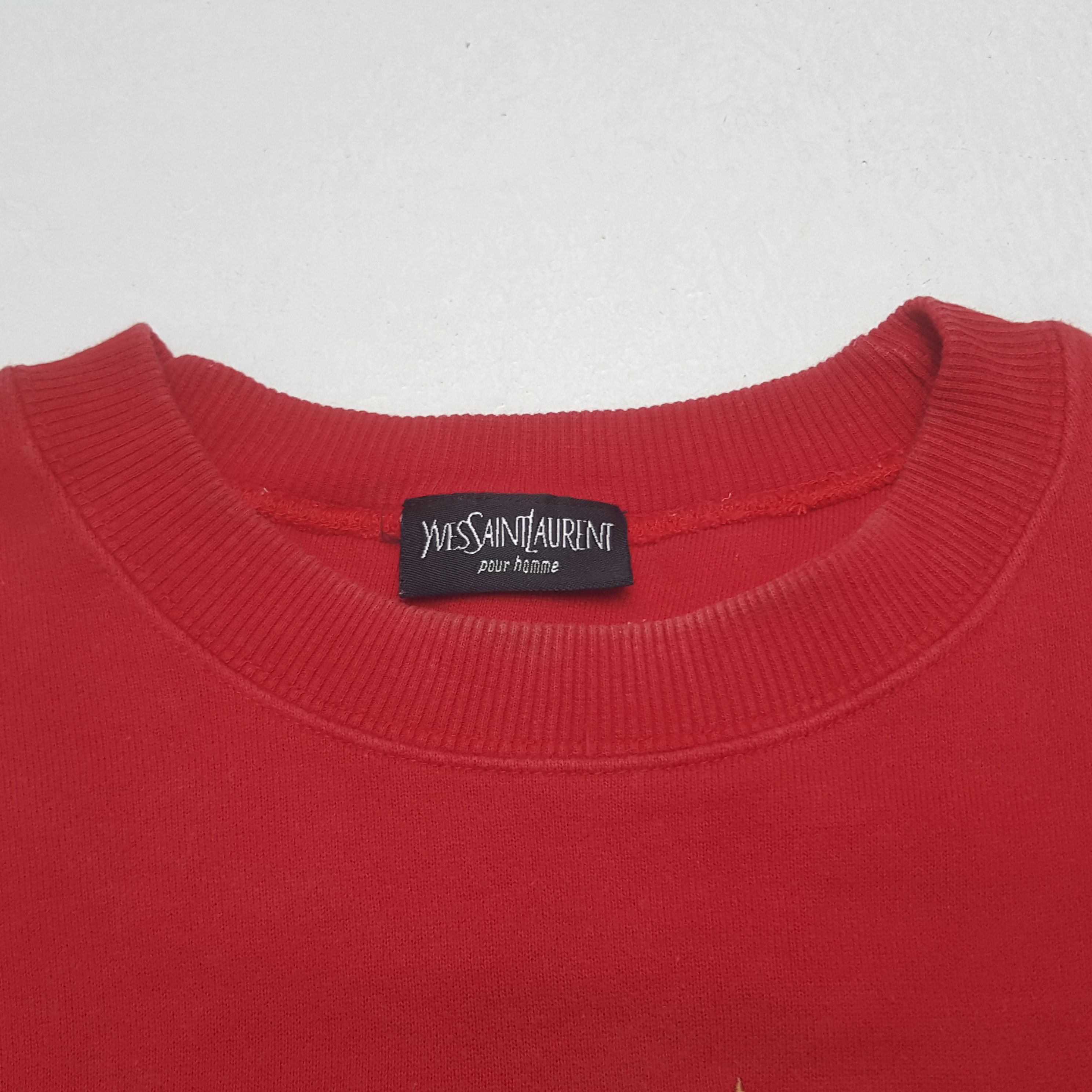 Yves Saint Laurent Vintage Yves Saint Laurent Designer Brand Sweatshirt RR23 Size US M / EU 48-50 / 2 - 4 Thumbnail