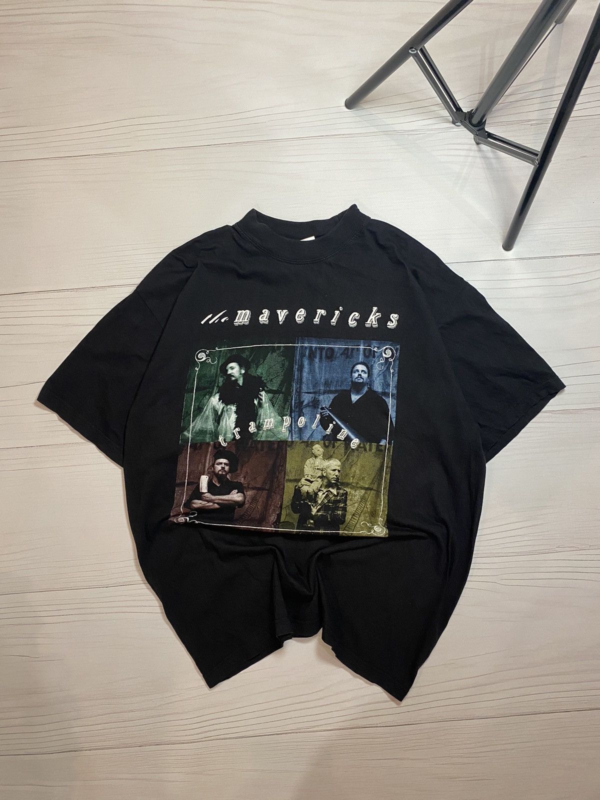 Band Tees × Vintage Vintage Mavericks Trampoline 1998 tour y2k t shirt Size US L / EU 52-54 / 3 - 1 Thumbnail