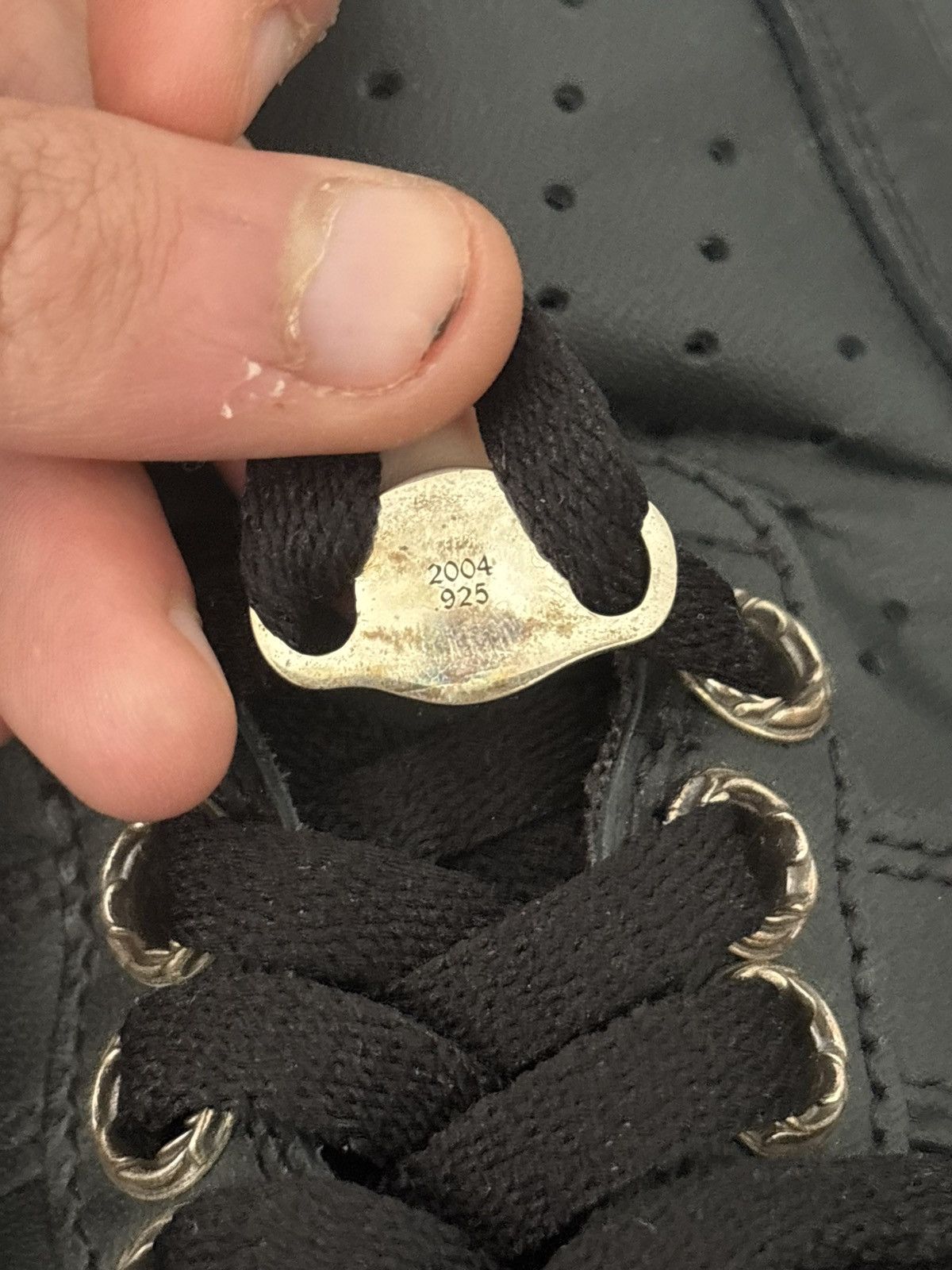 Chrome Hearts Chrome Hearts x Nike Black AF1 Size US 9 / EU 42 - 14 Thumbnail