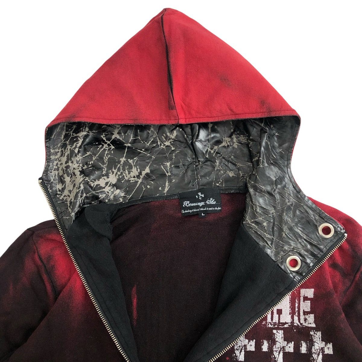BERNINGS SHO 2000s Bernings Sho Punk LGB Ifsixwasnine Tie Dye Zip Hoodie Size US L / EU 52-54 / 3 - 11 Thumbnail
