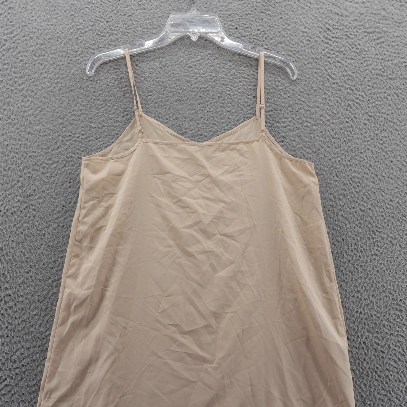 Vintage Julia Jordan Dress Women S Beige Spaghetti Strap Slip Dress Mini Casual Lounge Wear NEW Size S / US 4 / IT 40 - 4 Thumbnail