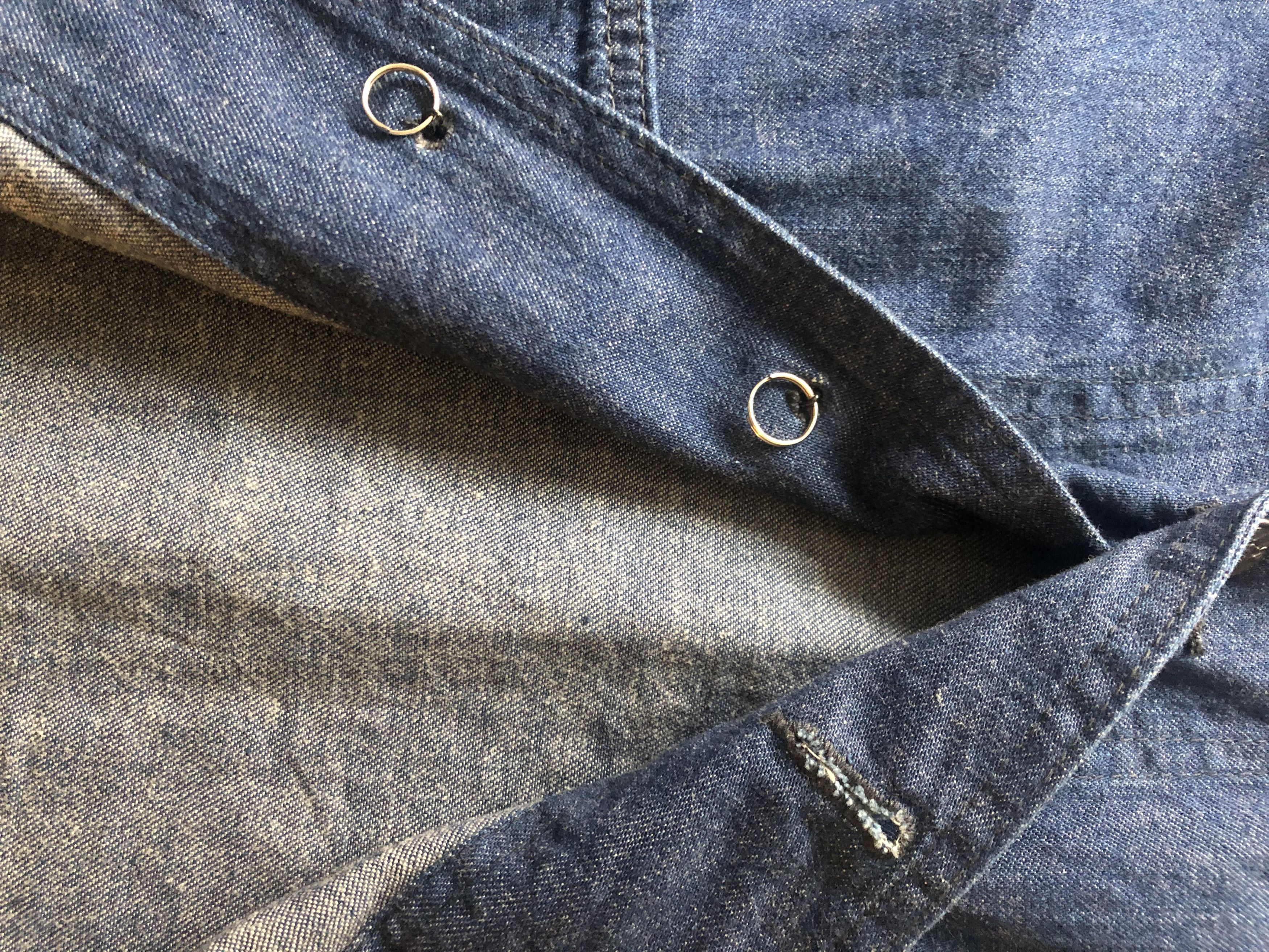 The Real McCoy's U.S. Navy Denim Dungaree Jumper Size US M / EU 48-50 / 2 - 6 Thumbnail
