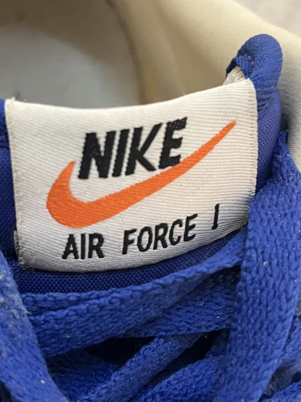 Nike Vintage 80s nike air force 1 blue shoes Size US 9 / EU 42 - 7 Thumbnail