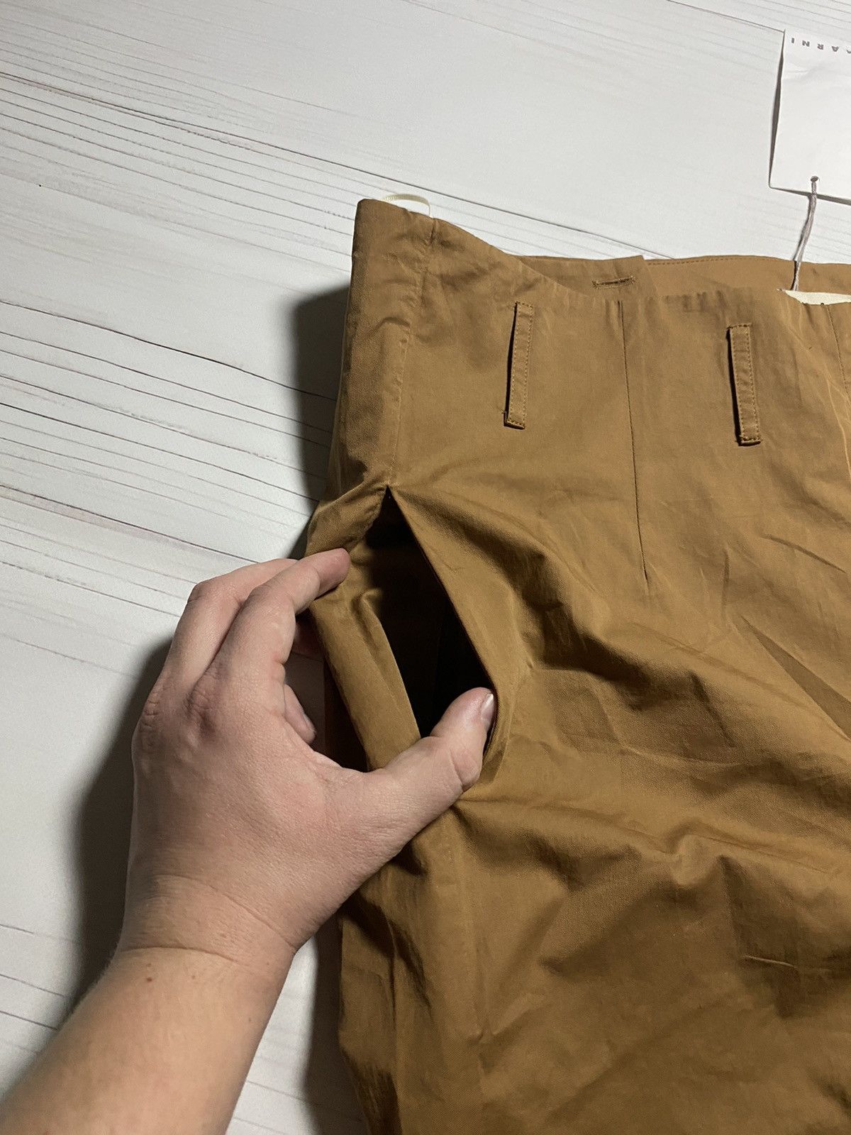 Marni × Vintage Vintage Marni Commessa design rare brown pants Size 28" / US 6 / IT 42 - 11 Thumbnail