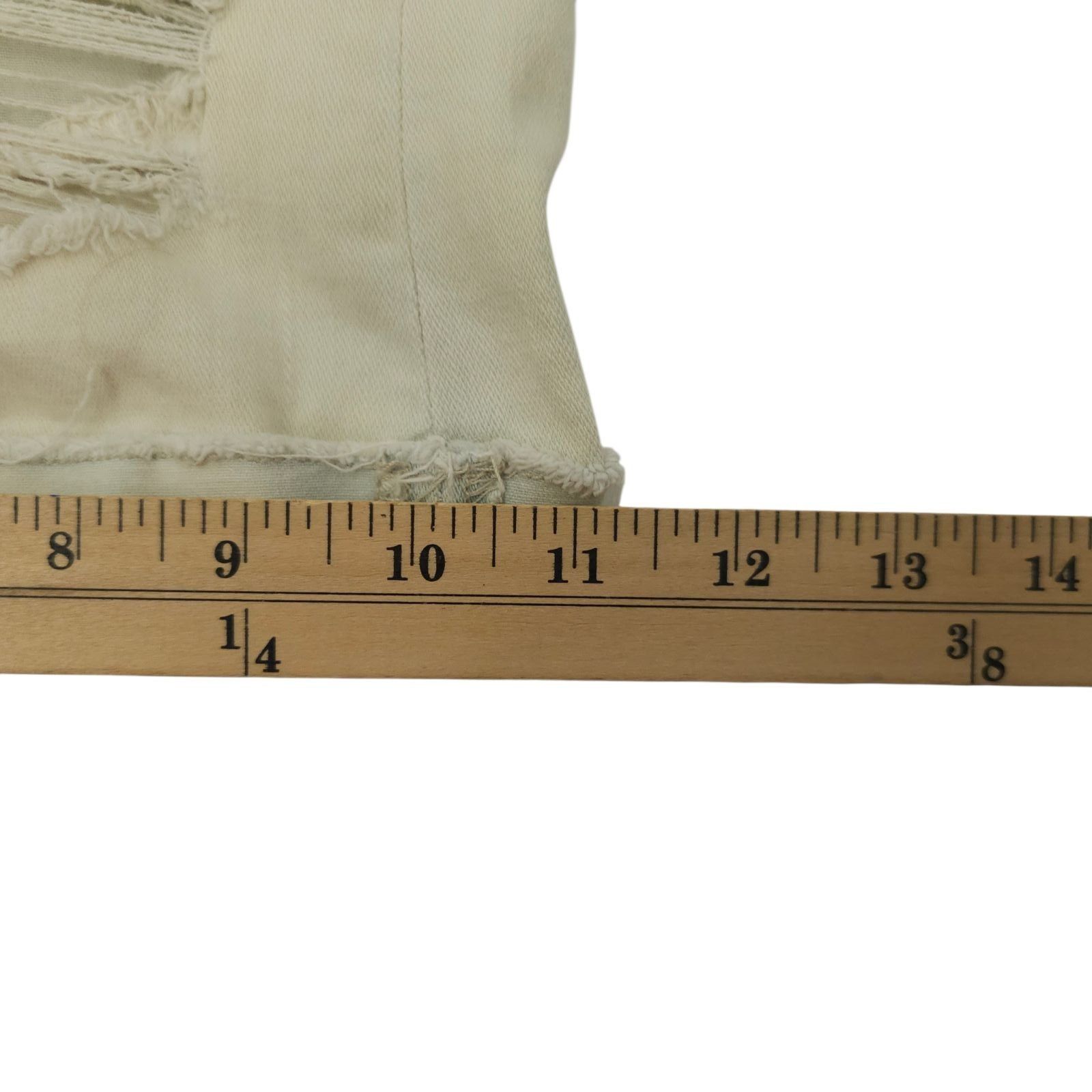 American Eagle Outfitters American Eagle Super Stretch Hi-Rise Shortie 12 Bleached Size 34" / US 12 / IT 48 - 20 Thumbnail