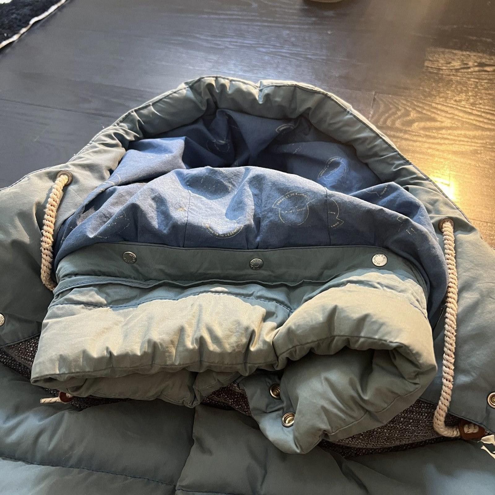 Other AW 2011 Moncler x Vivism Blue Woven Down Puffer Jacket Size US L / EU 52-54 / 3 - 6 Thumbnail