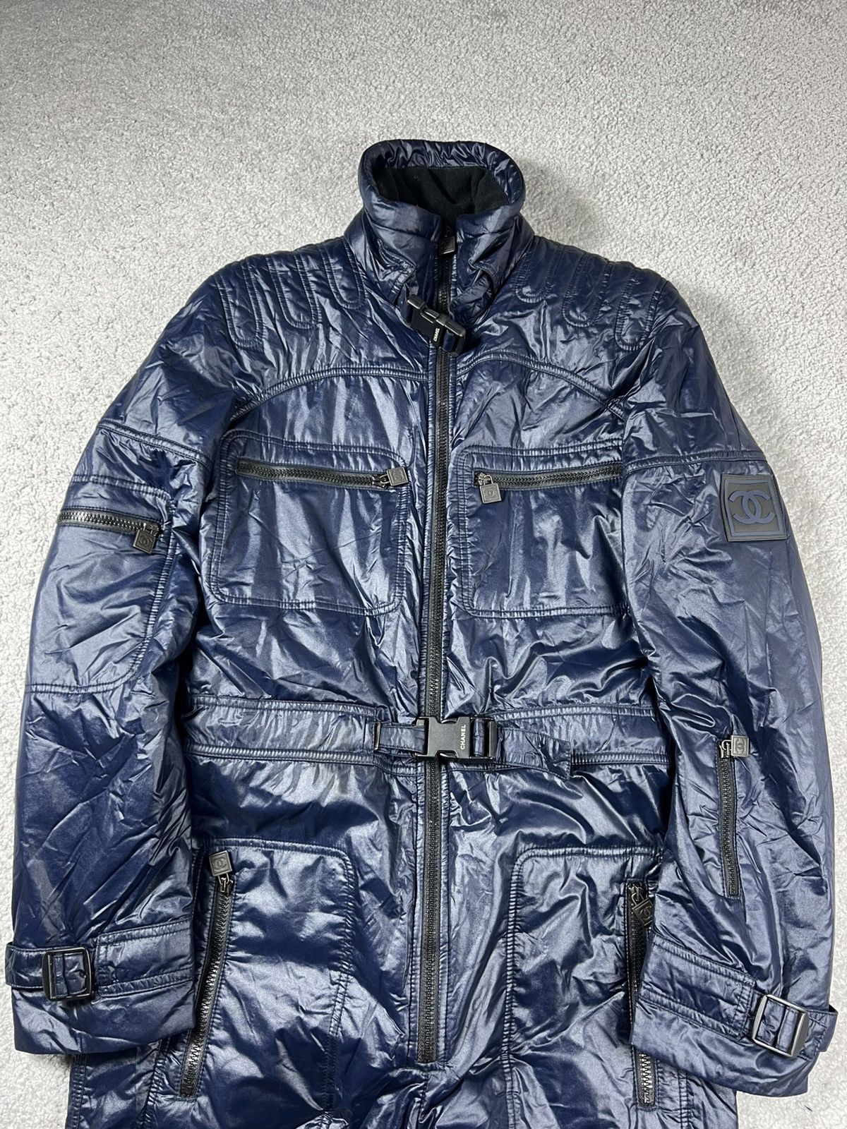 Chanel Vintage Chanel Navy Ski Suit Size 44 Size M / US 6-8 / IT 42-44 - 2 Thumbnail