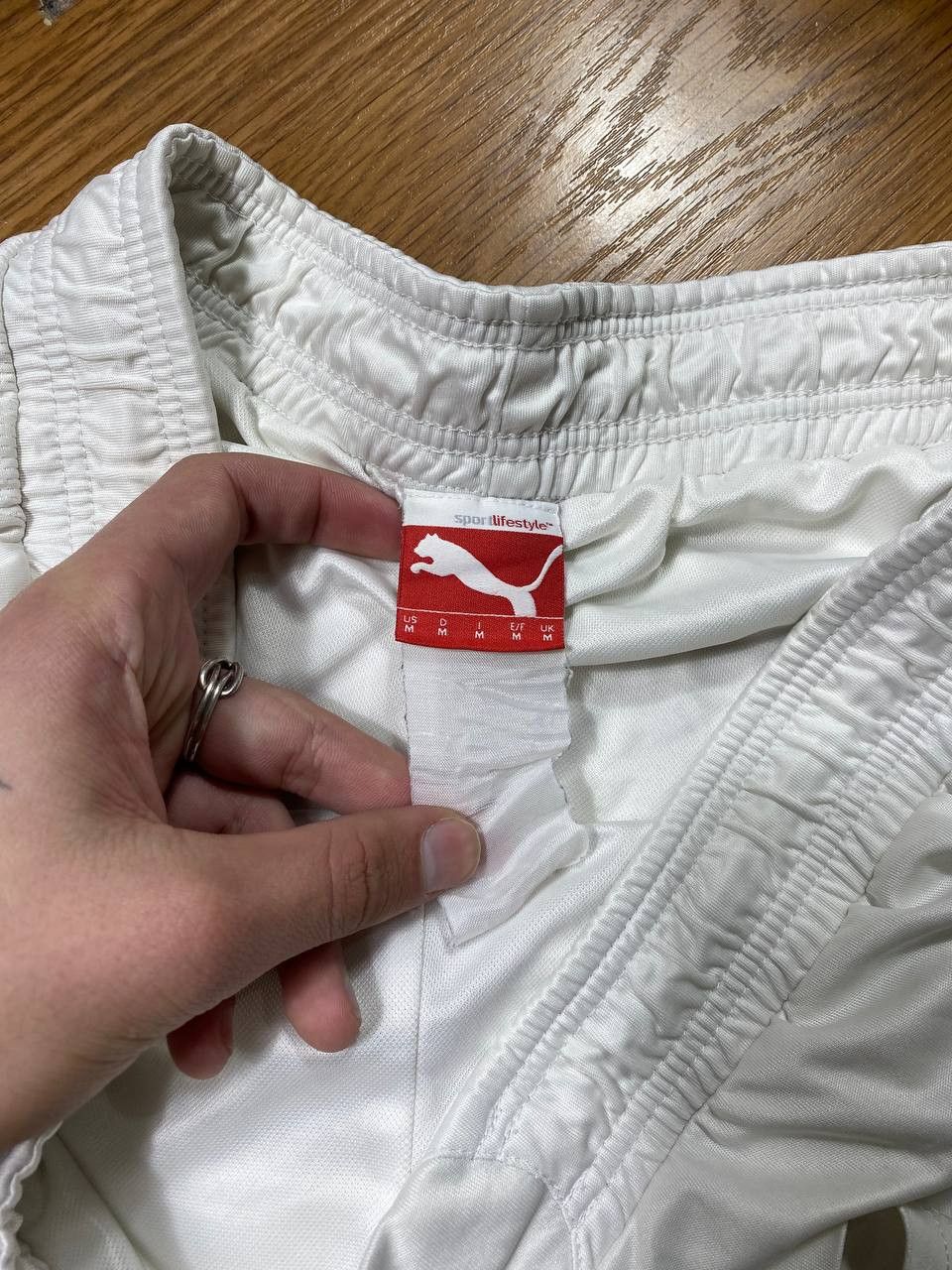 Puma × Vintage Arsenal x Puma Sportswear Soccer Shorts In White Size US 32 / EU 48 - 20 Thumbnail