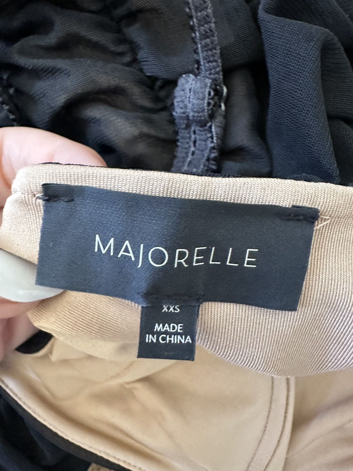 Other MAJORELLE Black Sheer Midi Dress Size Size XXS / US 00 / IT 34 - 5 Thumbnail