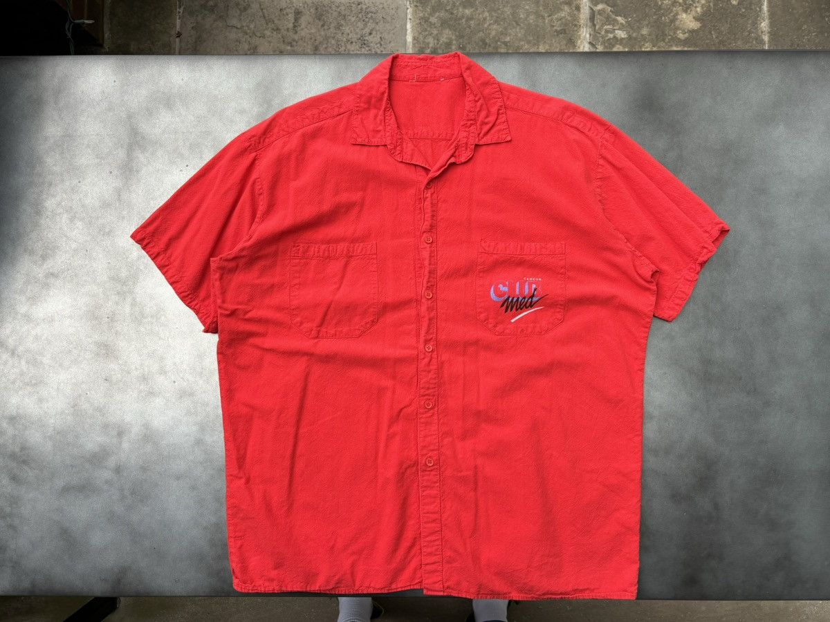 Other 1980s Vintage Shortsleeve Button Up Cancun Club Med Vacation Size US XL / EU 56 / 4 - 10 Thumbnail