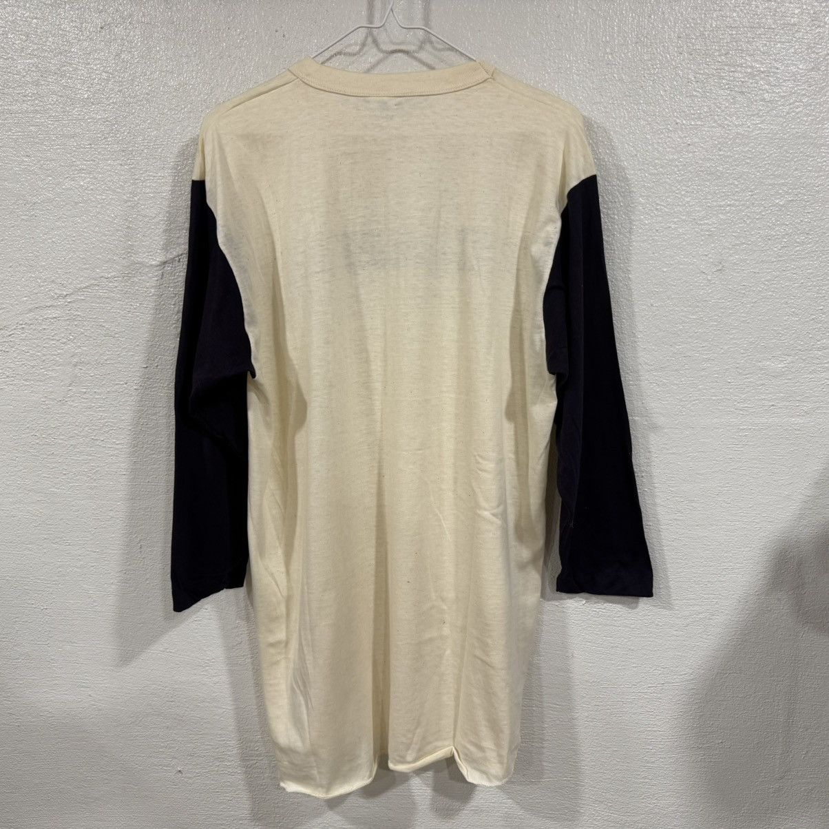 Champion Vintage Villanova Champion Cream Blue Raglan Top Tee Shirt Size US XL / EU 56 / 4 - 7 Thumbnail