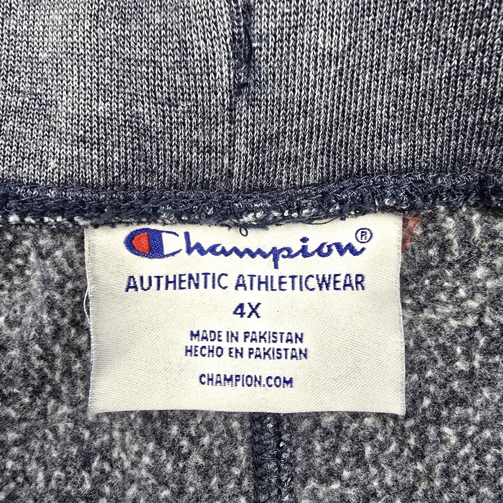 Champion Champion Jogger Pants Womens 4X Blue Fleece Elastic Waist Pockets Athletic New Size 40" / US 18 - 4 Thumbnail