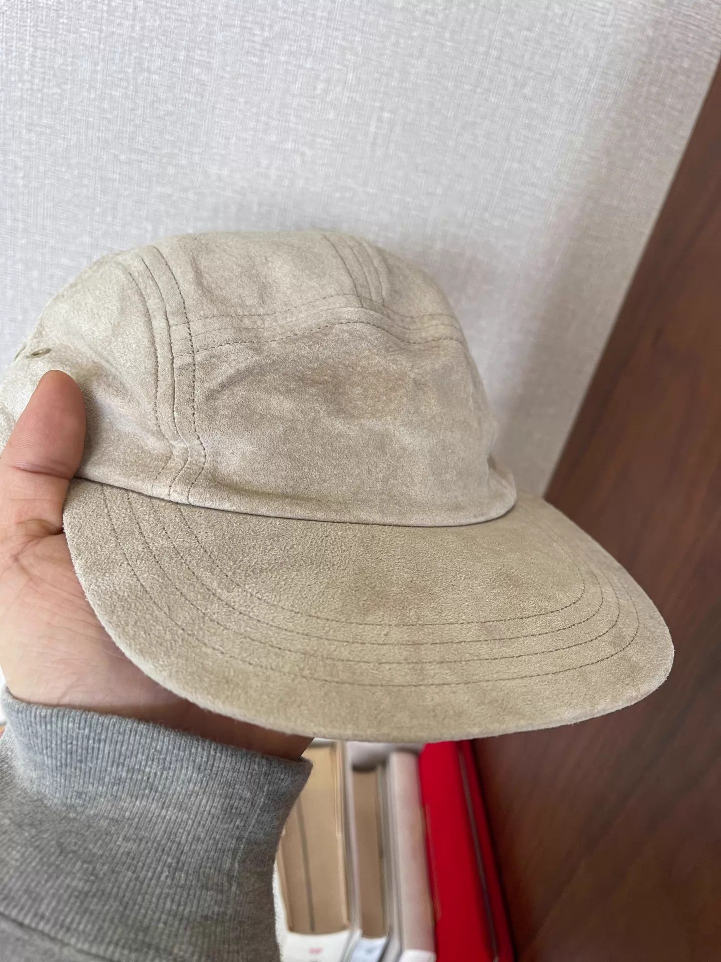 Hender Scheme Hender Scheme Pig Jet Cap Khaki Suede Hand-Stitched Like New Size ONE SIZE - 2 Thumbnail