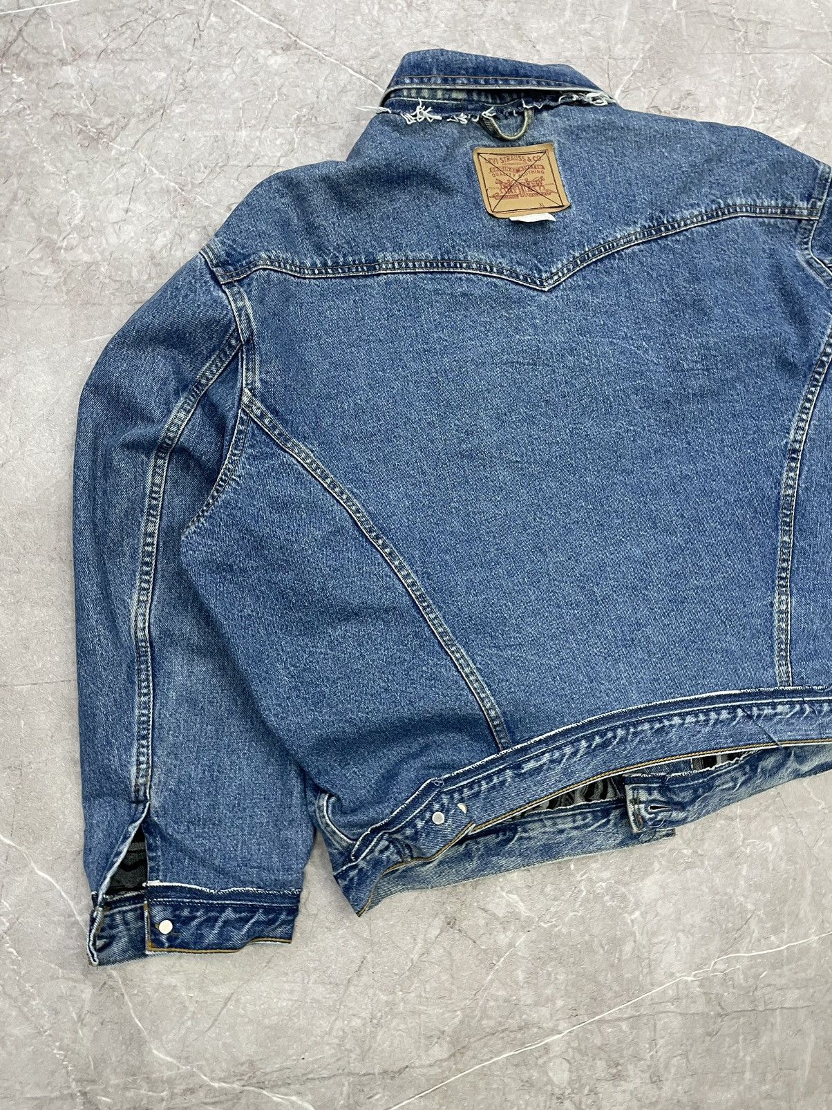 Coogi × Levi's REWORKED REVERSIBLE COOGI SWEATER X LEVIS JACKET Size US L / EU 52-54 / 3 - 23 Thumbnail