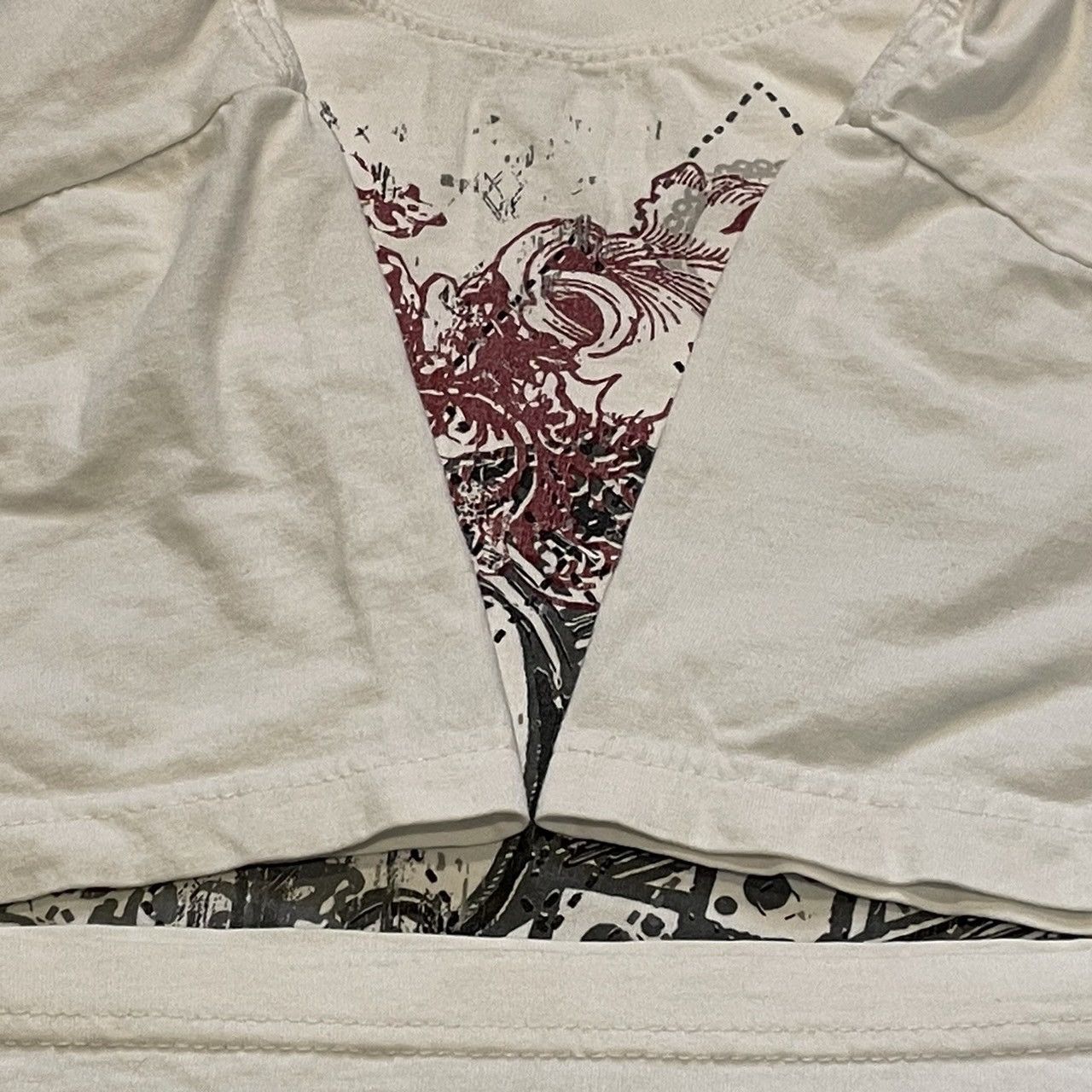 Affliction × Ed Hardy × Tapout Rare Wings Cross Tee Y2K Affliction Style Size US S / EU 44-46 / 1 - 4 Thumbnail