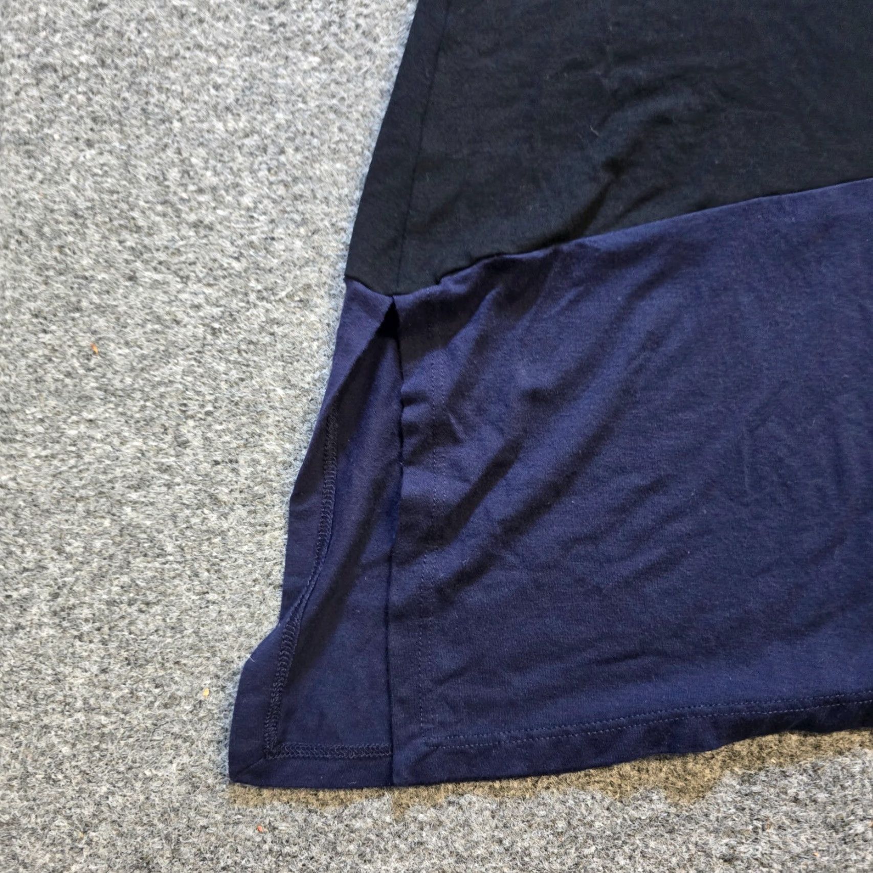 Eileen Fisher Eileen Fisher Top Womens Size Small Black Blue Asymmetrical Tank Tunic Stretchy Size S / US 4 / IT 40 - 7 Thumbnail