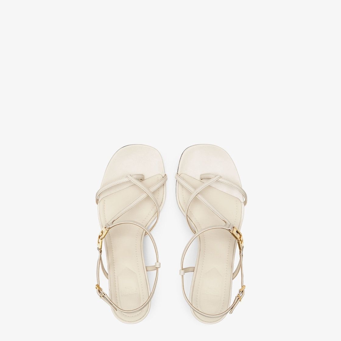 Fendi o1s1wg110825 Ffold in White Size US 9 / IT 39 - 4 Thumbnail