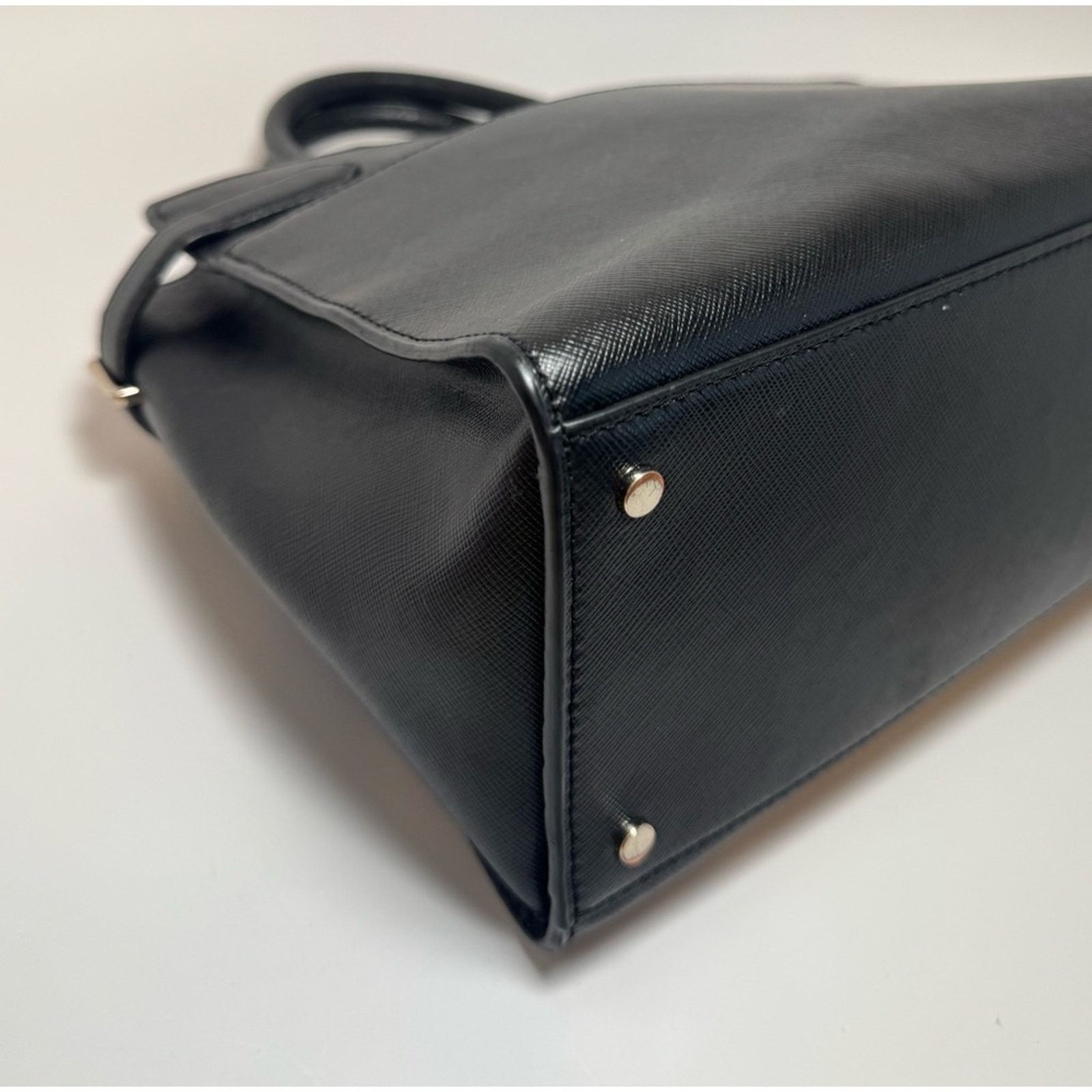 Kate Spade Kate Spade Large Staci Satchel Black Crossgrain Leather Size ONE SIZE - 13 Thumbnail