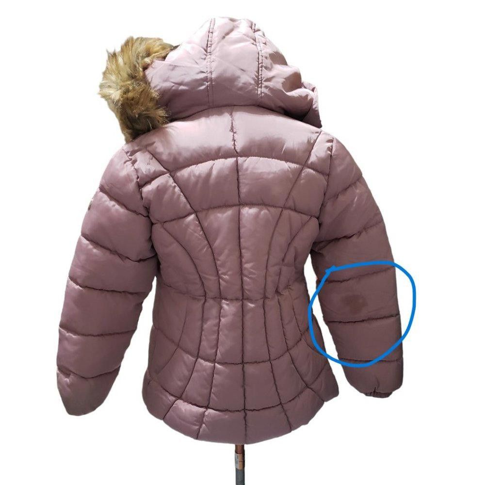 DKNY CT816 DKNY Ladies Pink Champagne Hooded Puffer Jacket L Size L / US 10 / IT 46 - 8 Thumbnail