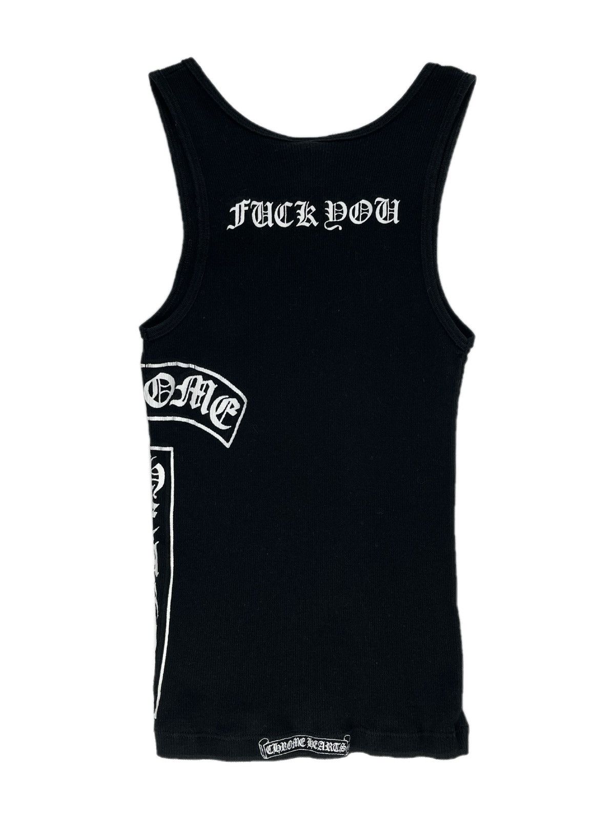 Débardeur Homme Vintage ANVIL Taille M - Motif CHOPPER CROSS à Repasser