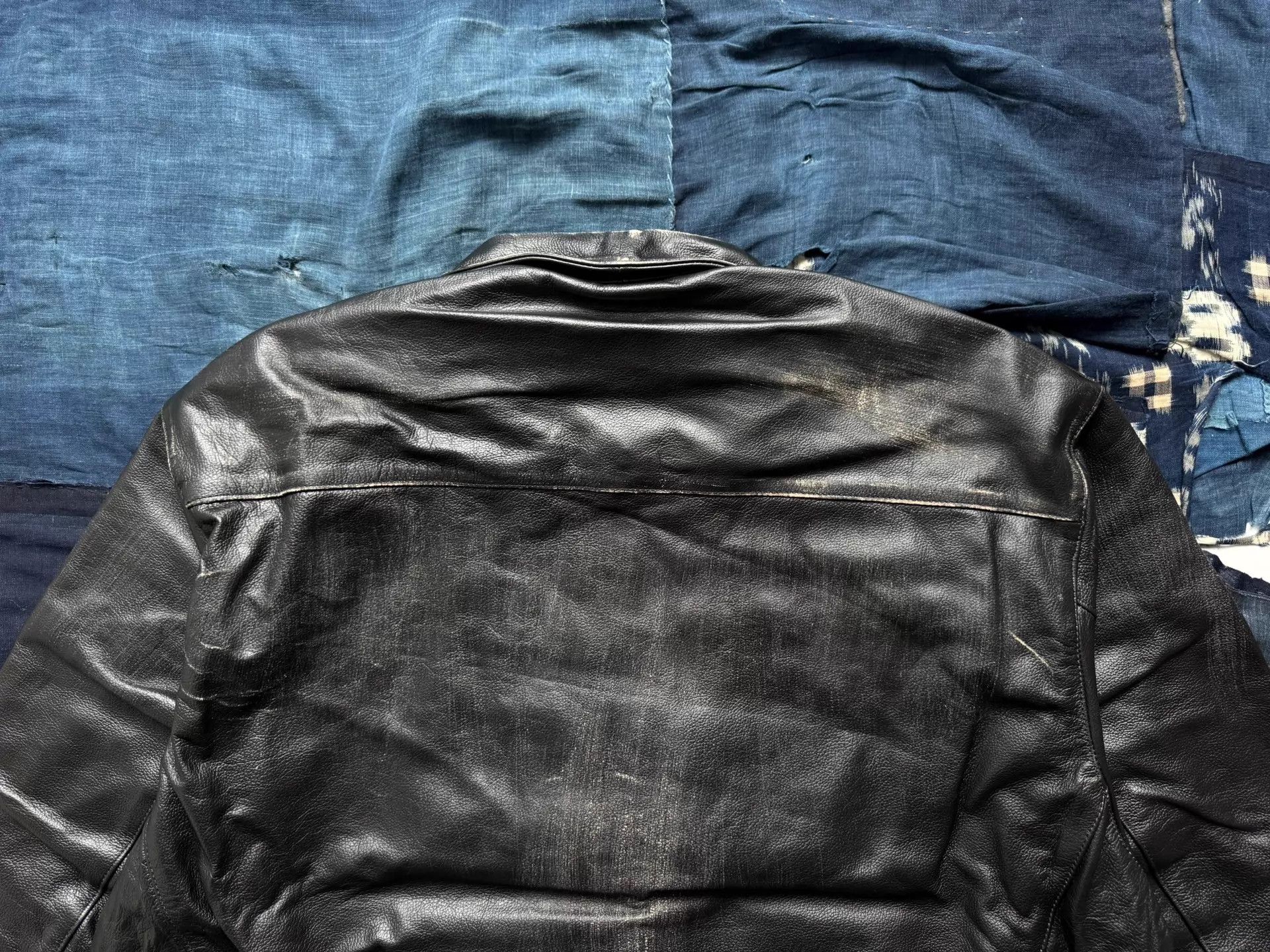 Madness MADNESS A2 Aviator Distressed Japanese Cowhide Black Size US L / EU 52-54 / 3 - 5 Thumbnail