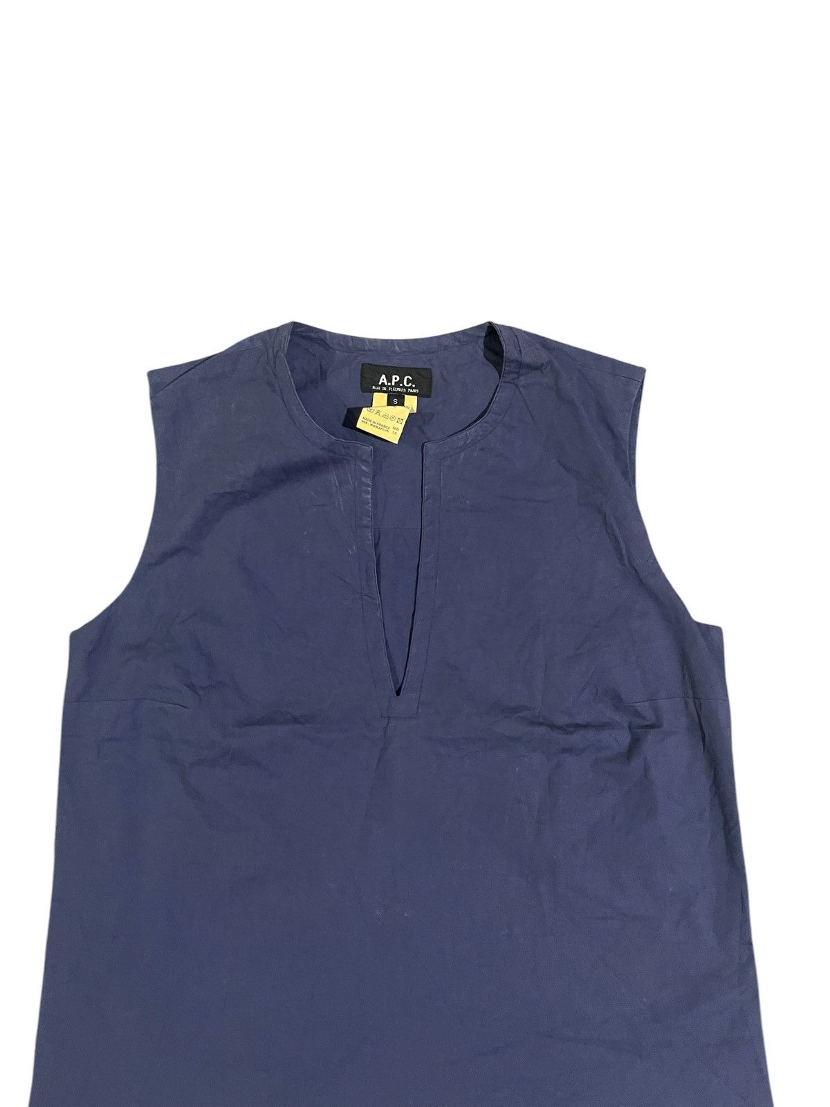A.P.C. A.P.C Sleeveless Blouses Size S / US 4 / IT 40 - 4 Thumbnail