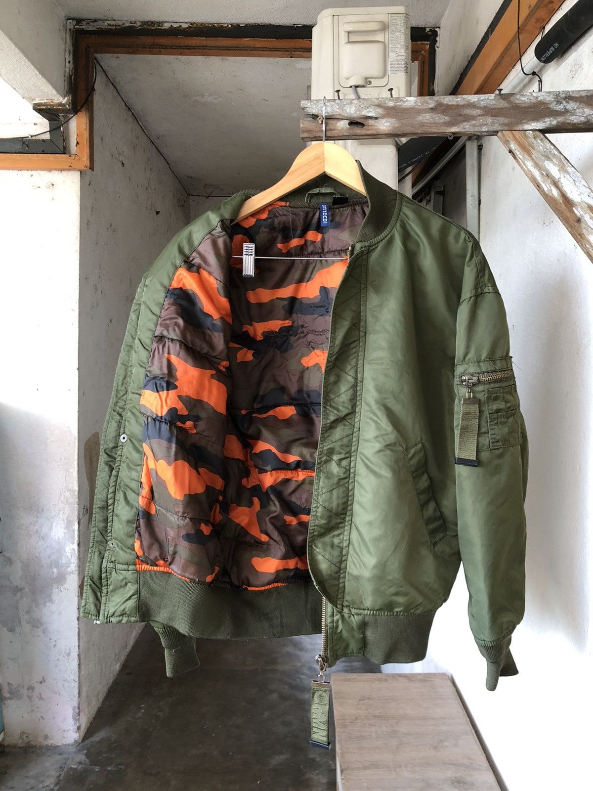 Vintage Rare❗️H&M x CMMN Military Bomber Jacket Size US XS / EU 42 / 0 - 19 Thumbnail