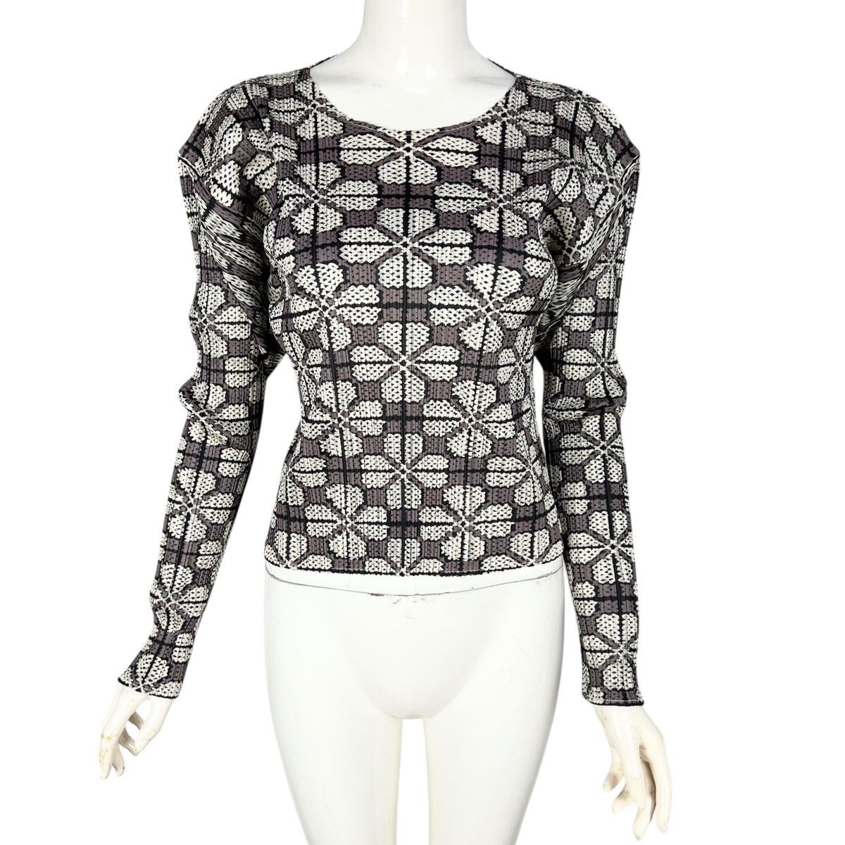 Pleats Please Issey Miyake Pleats Please Pleated Stretchable Body Fit Women’s Top Size L / US 10 / IT 46 - 1 Thumbnail