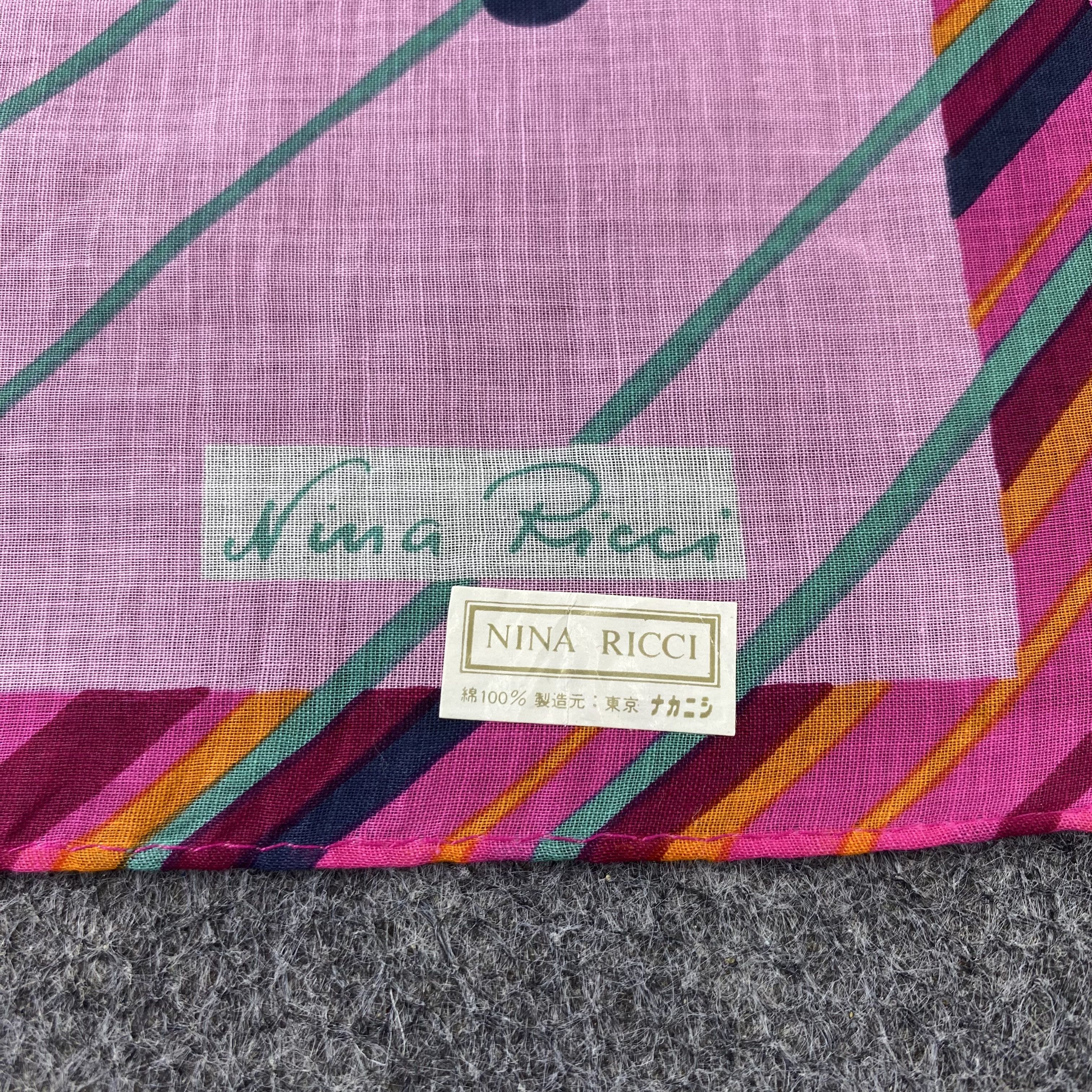 Nina Ricci Nina Ricci Handkerchief / Bandana / Neckerchief-B1364 Size ONE SIZE - 7 Thumbnail