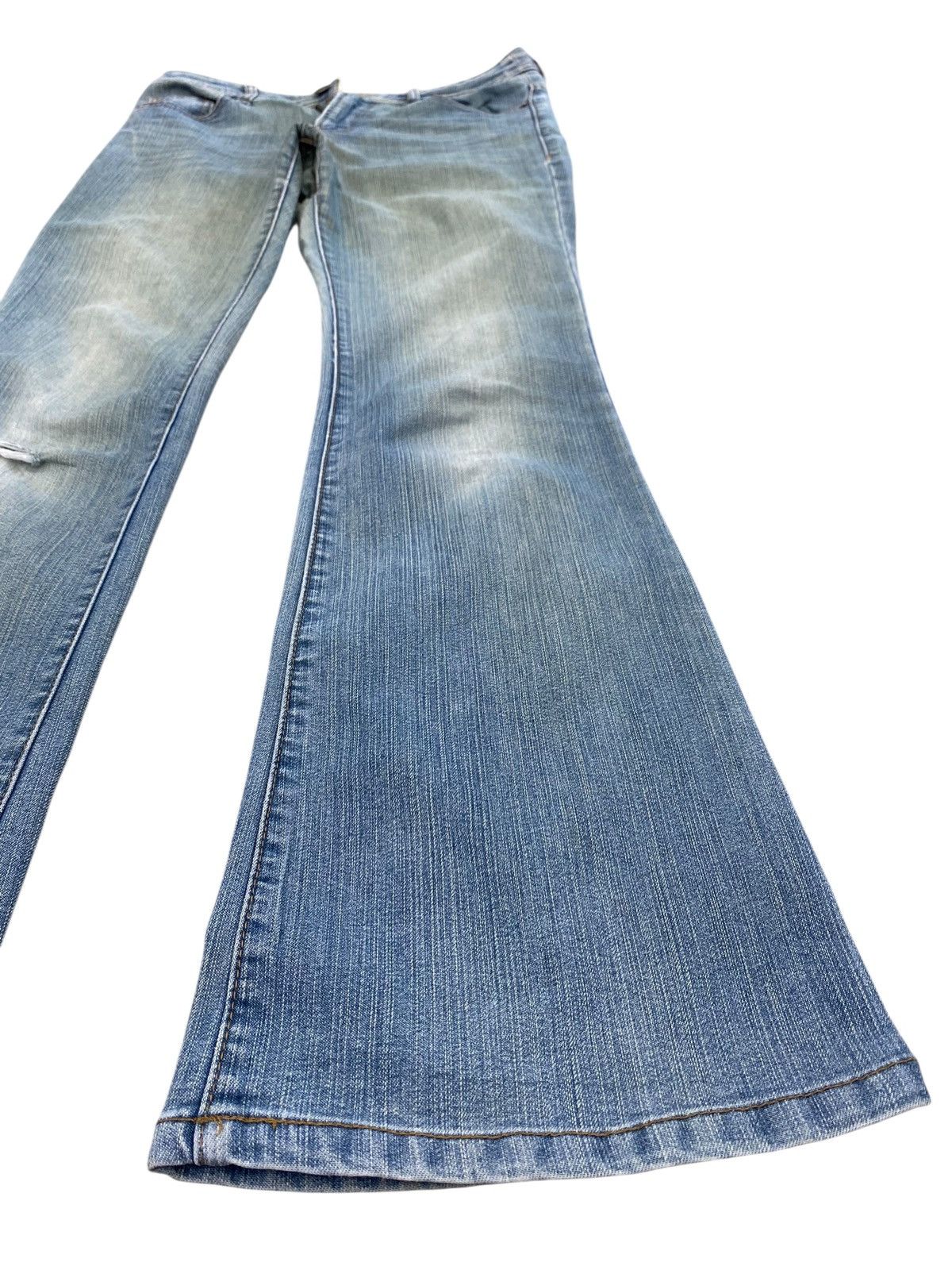 Japanese Brand Japanese Brand Faded Wash Style Flare Jeans Size US 30 / EU 46 - 8 Thumbnail