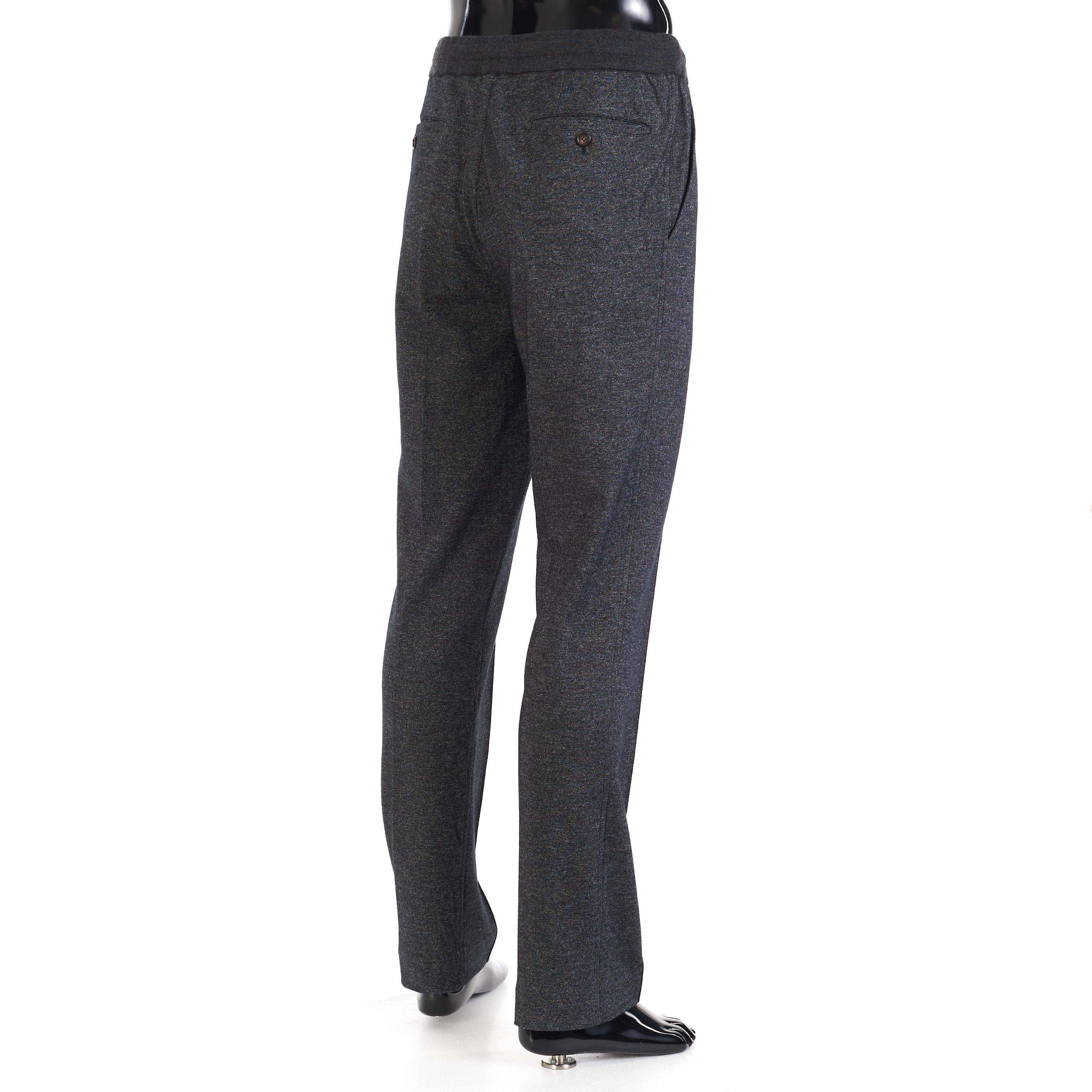 Brioni Gray Trousers - Cashmere Blend Flannel, Drawstring Size US 30 / EU 46 - 6 Thumbnail